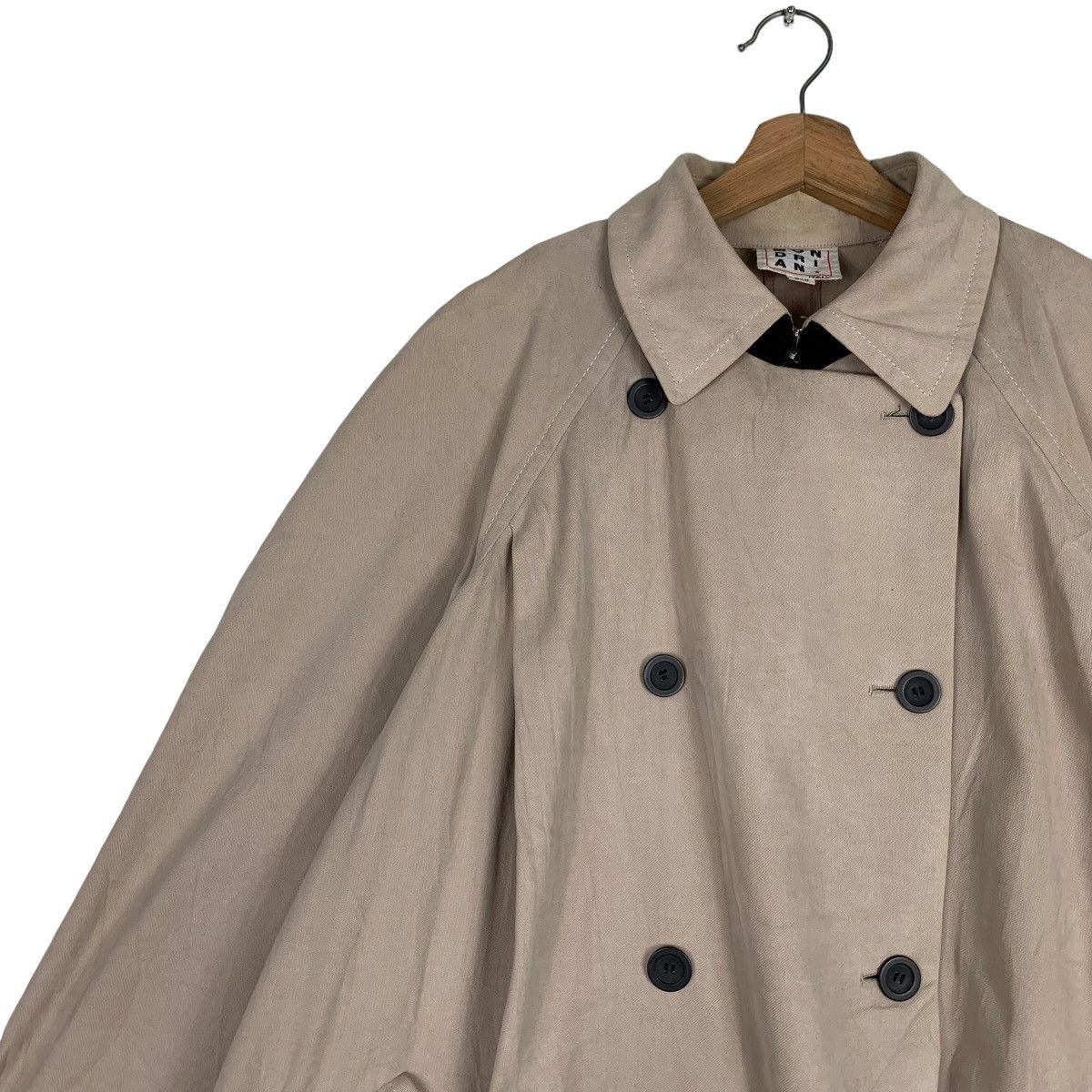Japanese Brand MONDRIAN. Italy Double Breasted Long Coat #0409-C19 Size US L / EU 52-54 / 3 - 6 Thumbnail