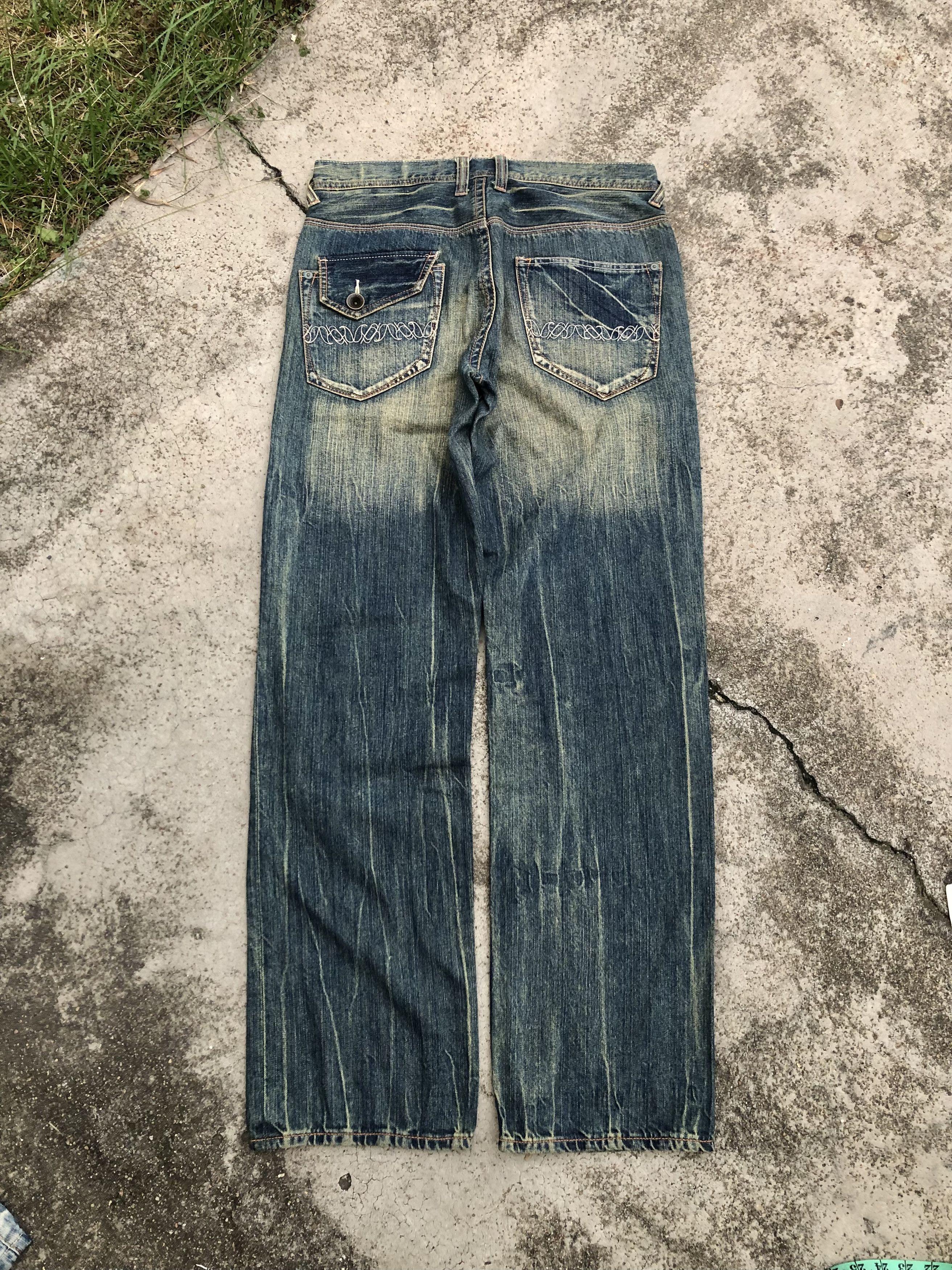 Japanese Brand RUSTY BLUE AVAIL JEANS Size US 32 / EU 48 - 3 Thumbnail
