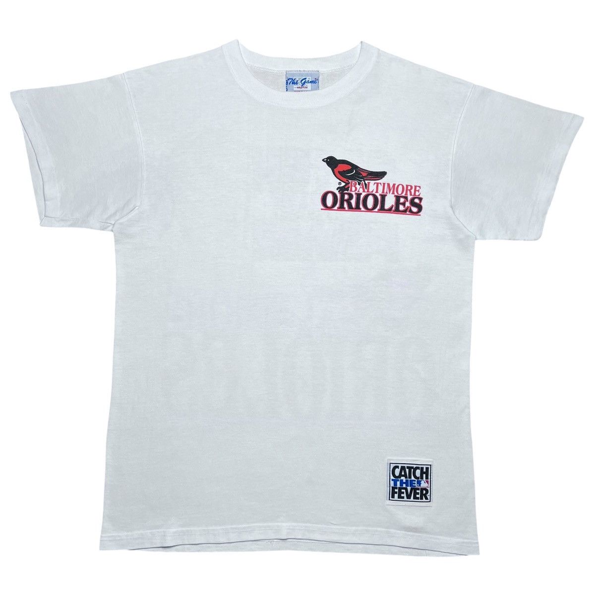The Game 1994 MLB Baltimore Orioles Catch The Fever The Game T-Shirt Size US M / EU 48-50 / 2 - 2 Thumbnail