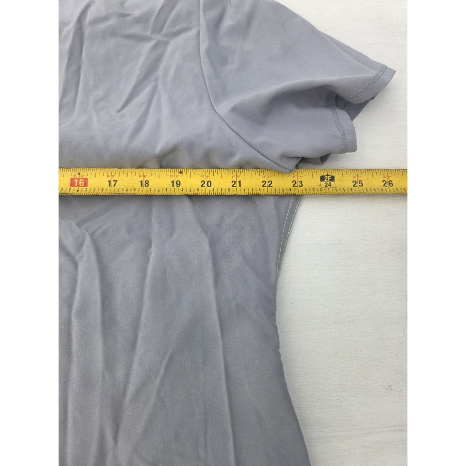 Vintage Scrubstar Scrub Top Womens XL Gray V-neck Short Sleeve Medical Nurse Work Size XL / US 12-14 / IT 48-50 - 7 Thumbnail