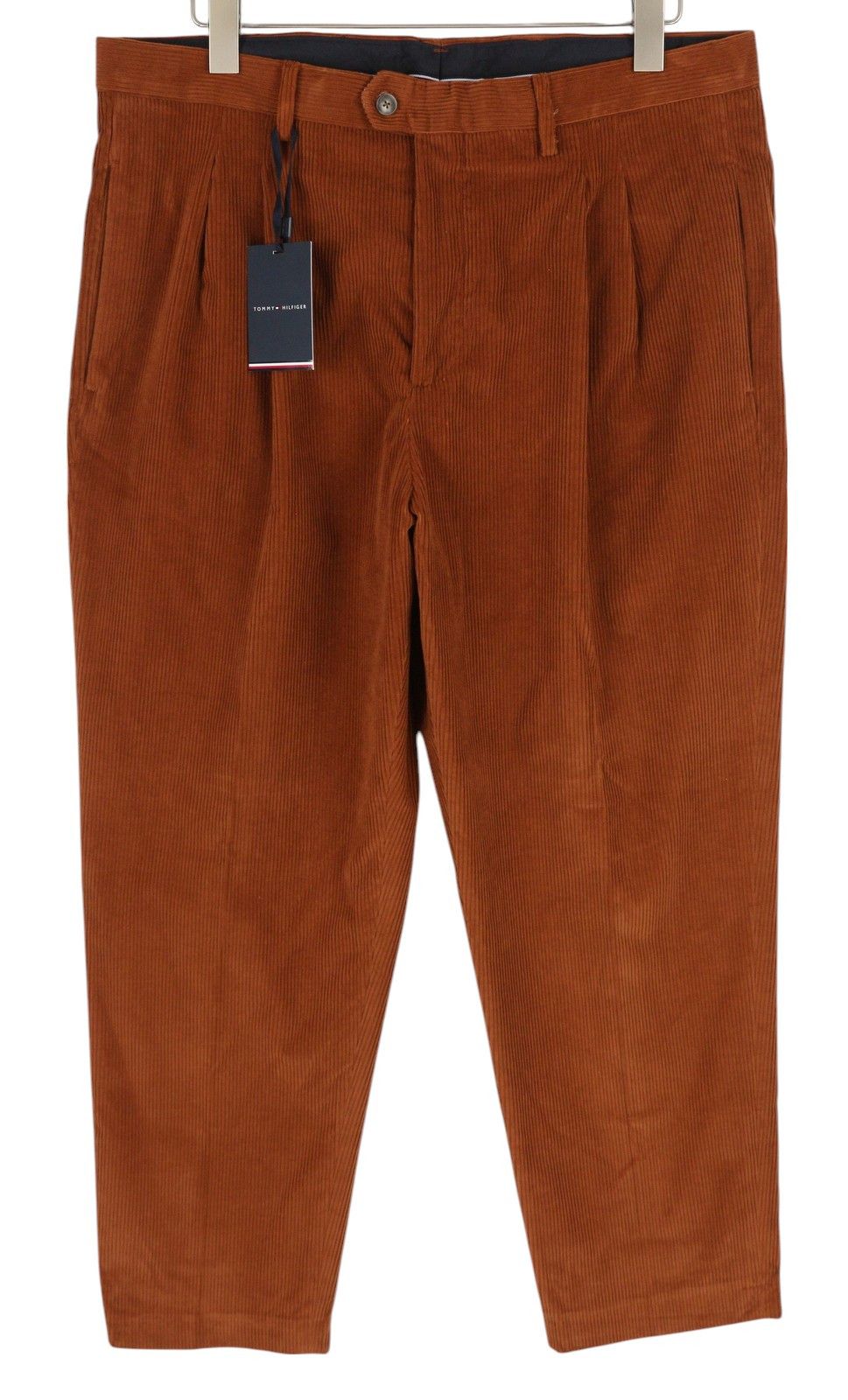 Tommy Hilfiger ROCK VELVET LARDINI W35 Corduroy Pleated Leg Trousers 85364 Size US 35 - 1 Thumbnail