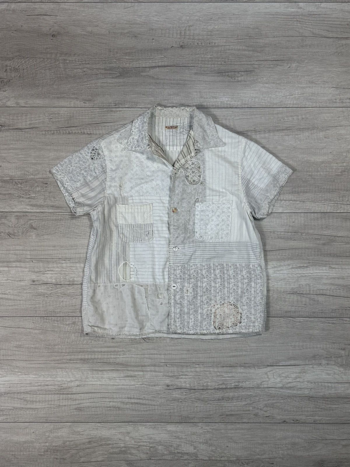Kapital Japan Patchwork Cotton Western Shirt Size S 1