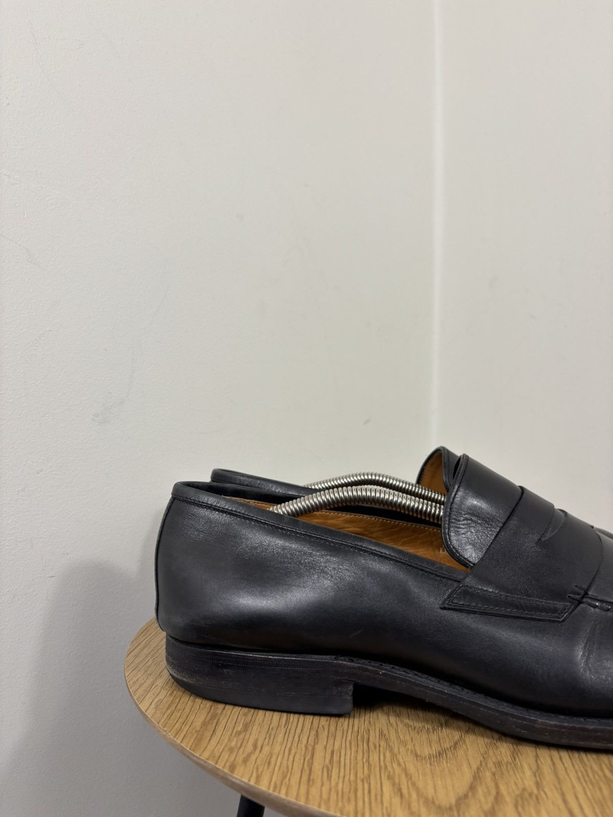 Other Prime Shoes Handmade Imola Men’s Black Leather Penny Loafers Size US 12 / EU 45 - 3 Thumbnail