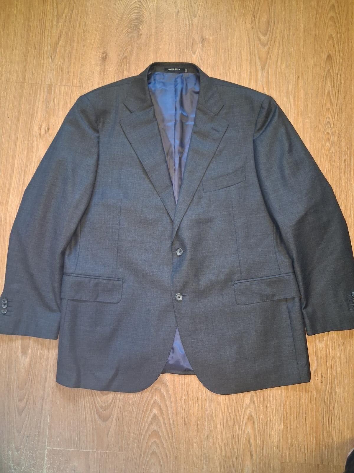 Suitsupply Suitsupply Vitale Sport Coat 50S Gray Wool Sharkskin Size 40R - 1 Thumbnail