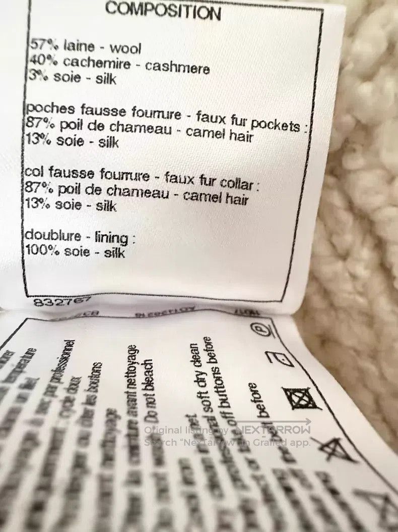 Chanel Chanel Woollen knitted sweater jacket Size S / US 4 / IT 40 - 5 Thumbnail