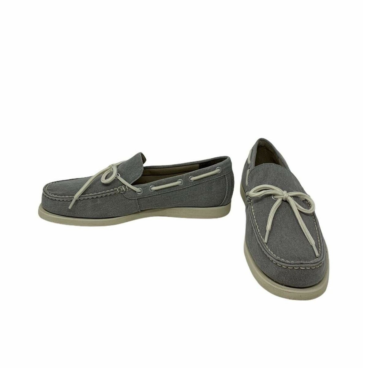 Eastland Eastland Men's Grey Yarmouth 1-Eye Canvas Boat Shoes 11.5 D Size US 11.5 / EU 44-45 - 7 Thumbnail