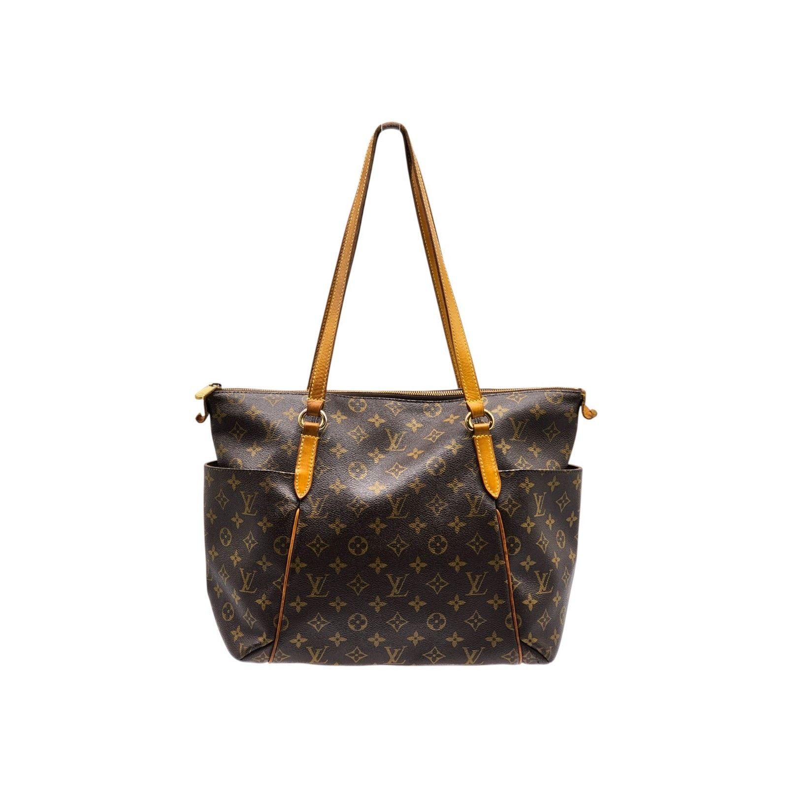 Monogram Canvas Leather Totally MM Tote Bag Made in France