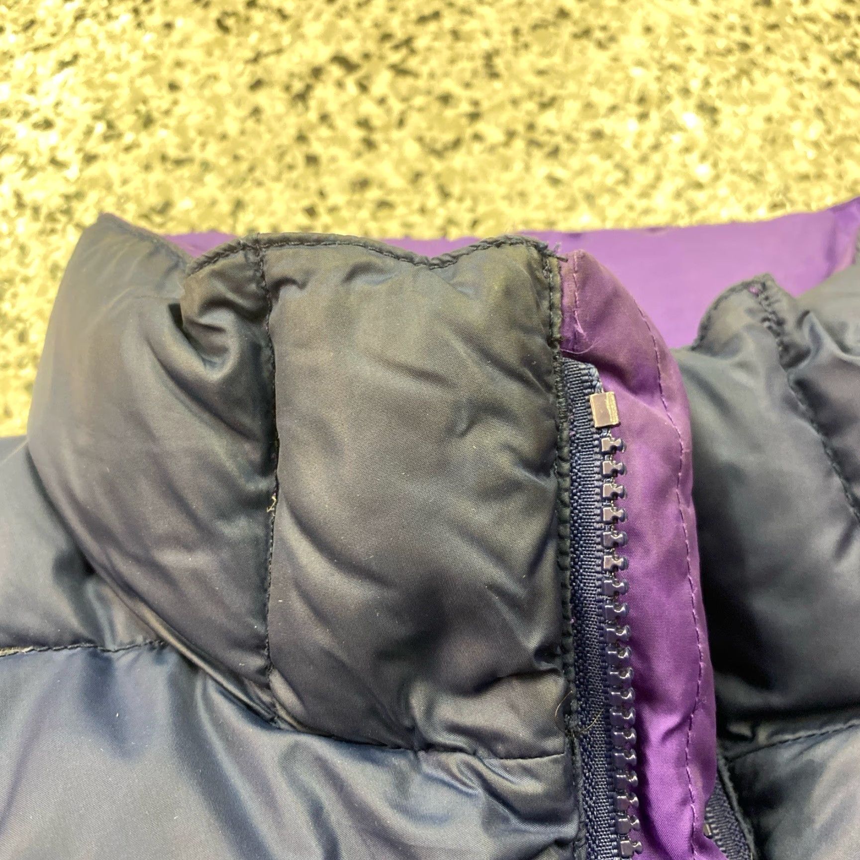 Marmot VINTAGE Marmot Goose Down Purple Blue Puffer Jacket Womens Medium Size M / US 6-8 / IT 42-44 - 7 Thumbnail