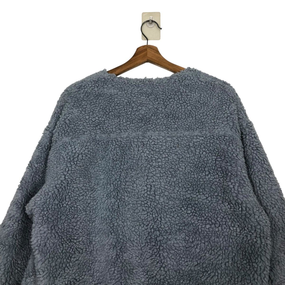 Alpha Industries 🔥VINTAGE DIP PILE FLEECE JACKET BUTTON ALPHA INDUSTRIES Size US M / EU 48-50 / 2 - 11 Thumbnail