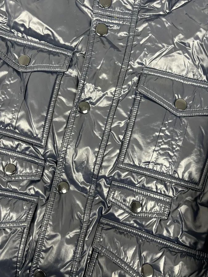 Gucci AW2008 Gucci Navy Satin Hooded Puffer Bomber Jacket Size US M / EU 48-50 / 2 - 10 Thumbnail