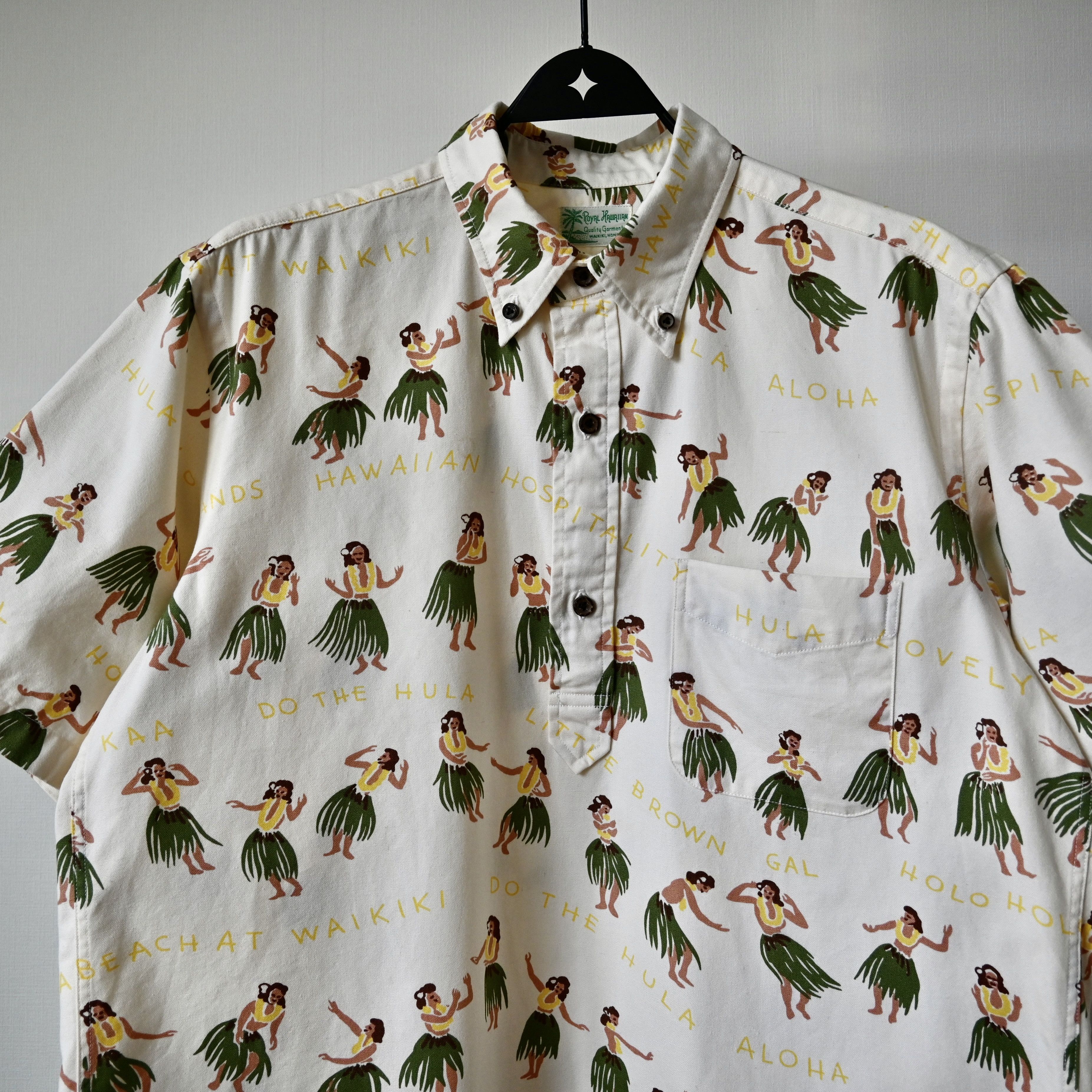 Sun Surf Sun Surf hula dance girls Oxford cotton Hawaiian BD shirt Size US L / EU 52-54 / 3 - 5 Thumbnail