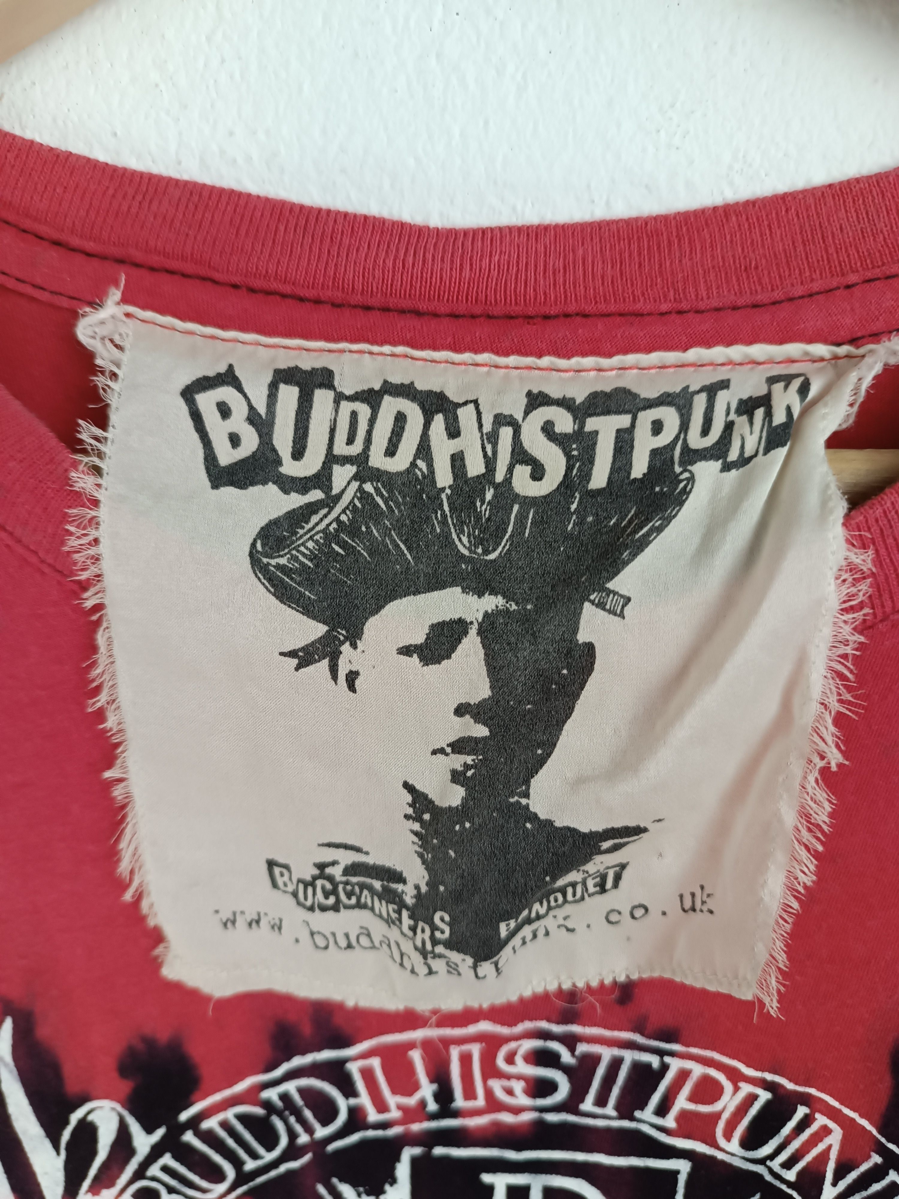 Vintage VINTAGE BUDDHIST PUNK RUNAWAY MONKS VERY RARE TEE Size US L / EU 52-54 / 3 - 9 Thumbnail