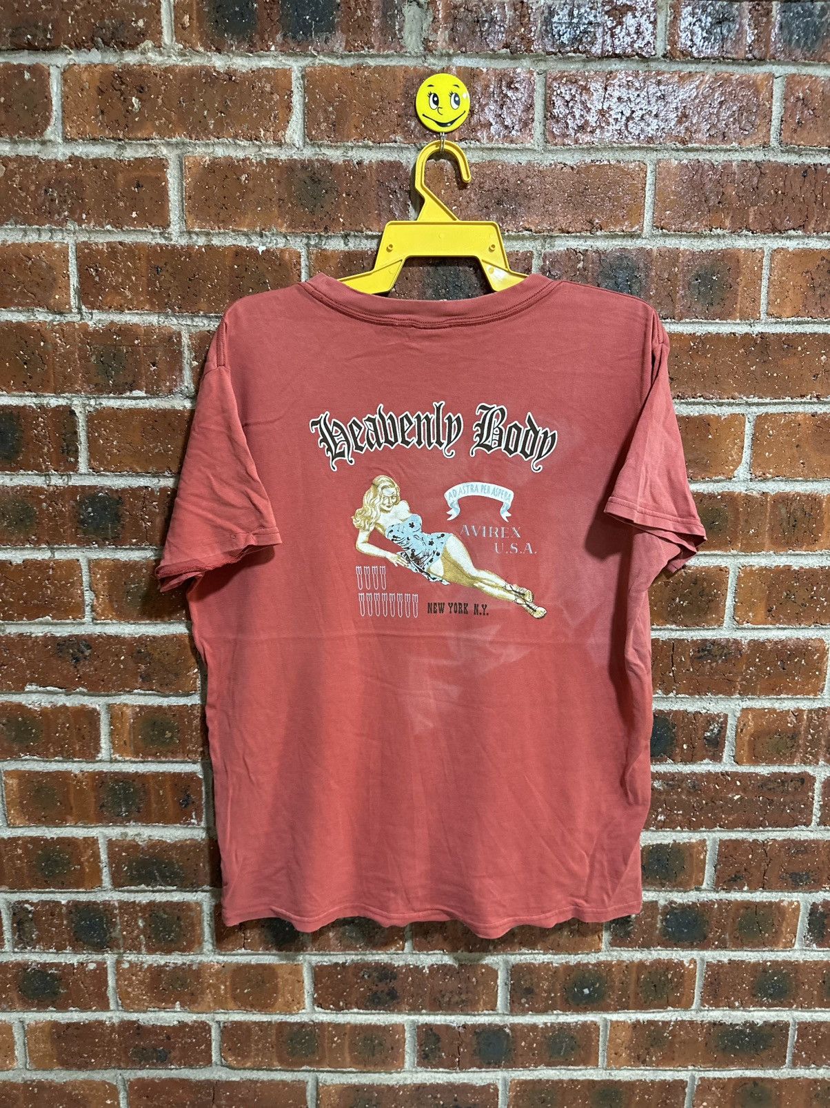 Avirex × Vintage Vintage Avirex Heabenly Body Sun Faded Tee Size US M / EU 48-50 / 2 - 1 Thumbnail