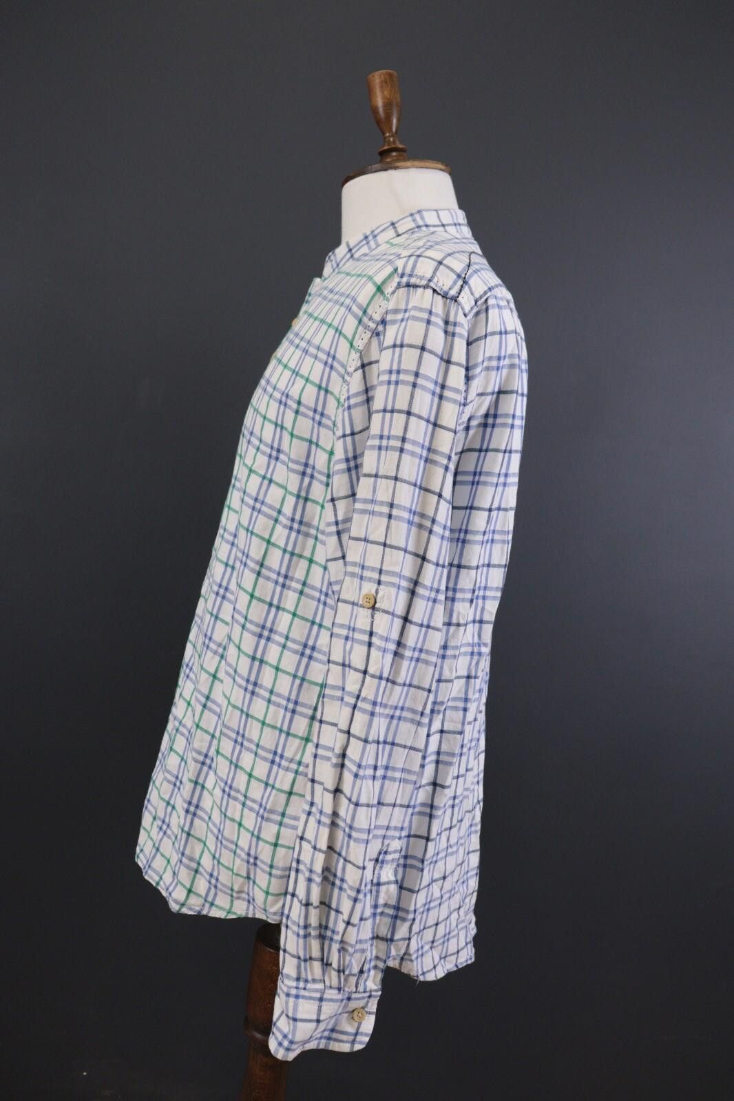 Desigual Desigual Regular Summer Collarless Check Shirt Size 2XL Size US XXL / EU 58 / 5 - 5 Thumbnail