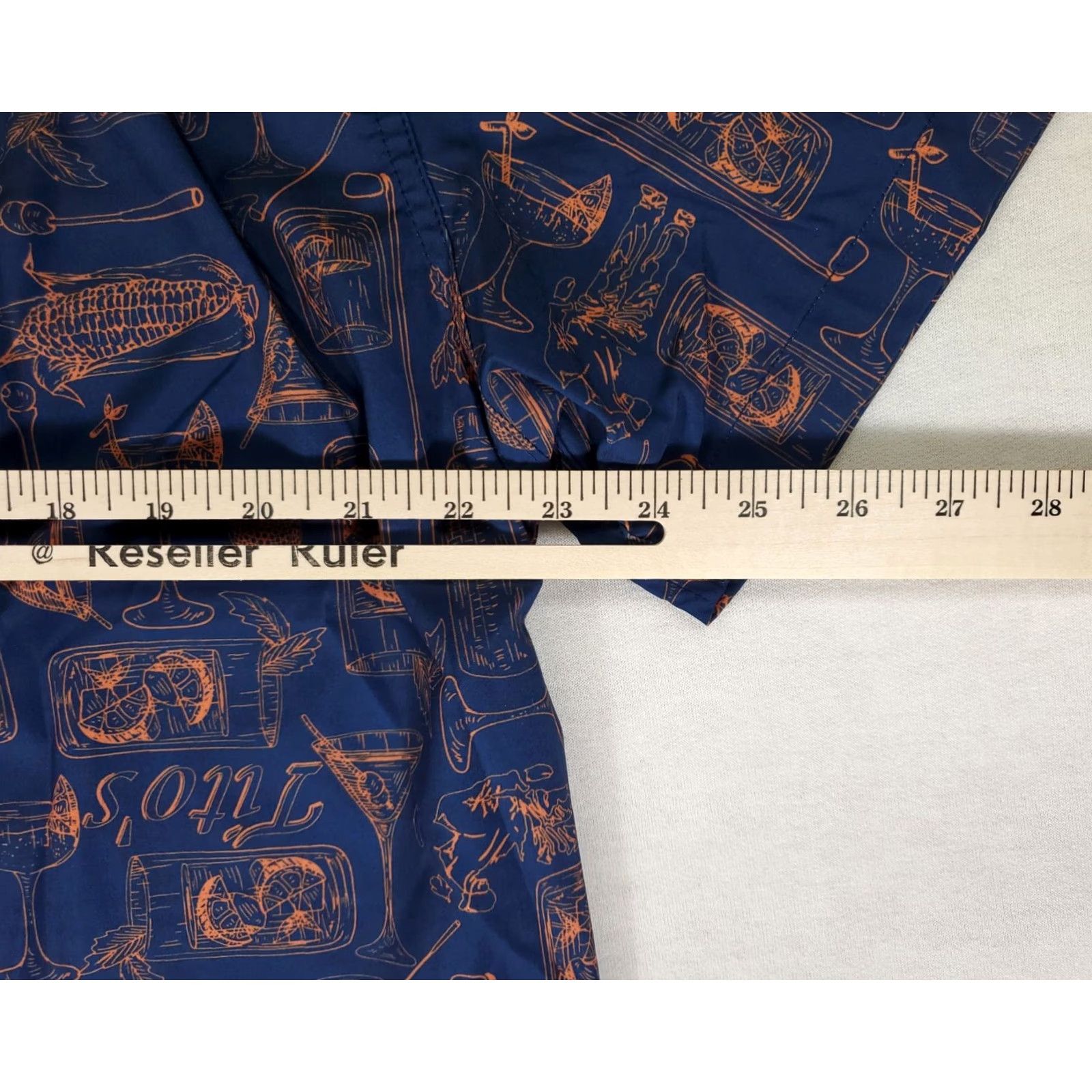 Vintage William Murray Tito's Vodka Hawaiian Camp Shirt Allover Print Mens L Blue Shirt Size US L / EU 52-54 / 3 - 7 Thumbnail