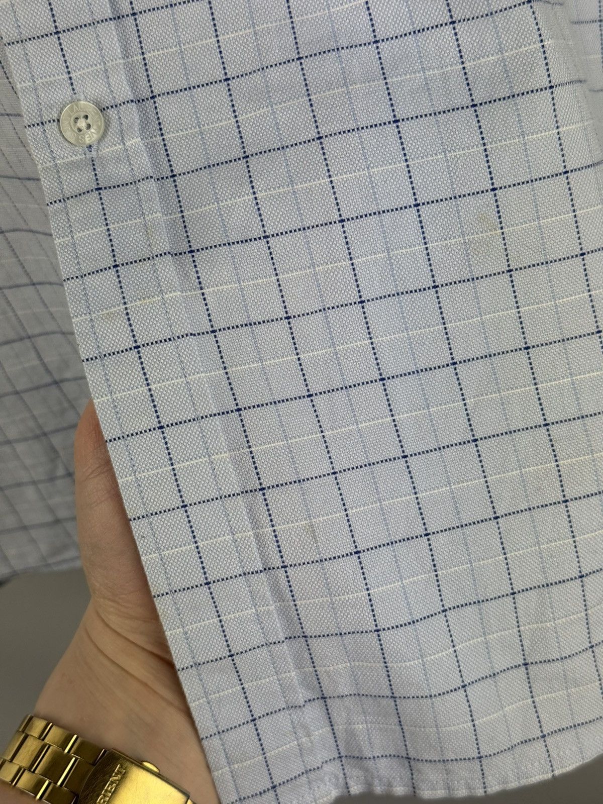 Yves Saint Laurent YSL Vintage Yves Saint Laurent L/S Plaid Button Up Shirt Size US L / EU 52-54 / 3 - 14 Thumbnail