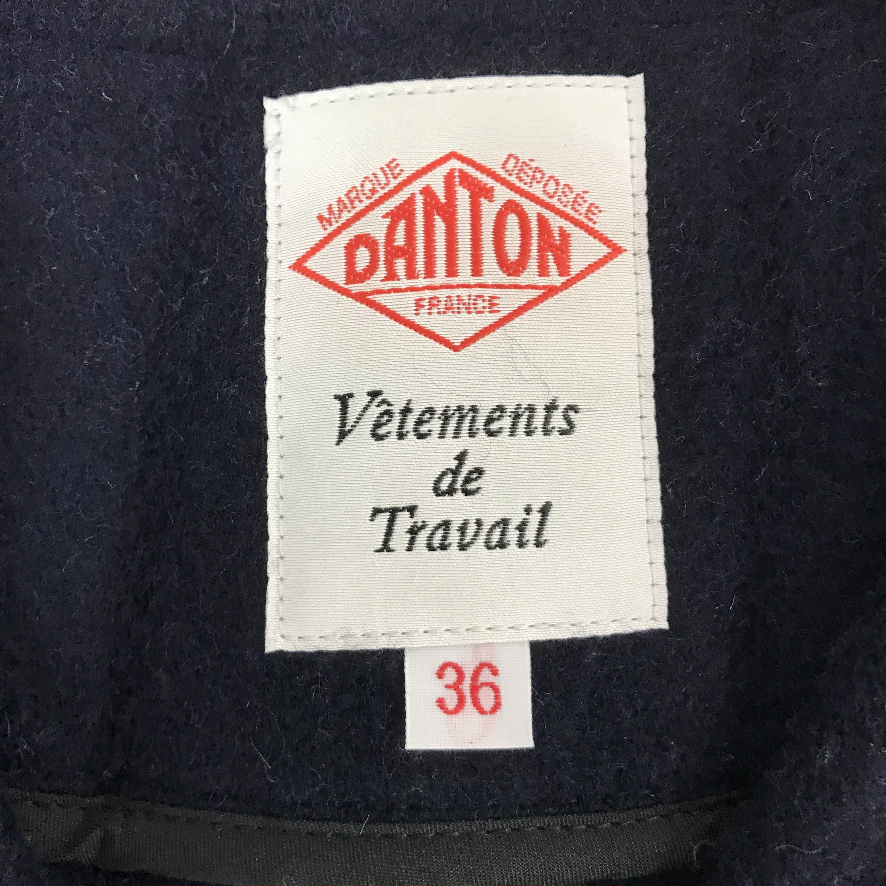 Danton Danton Wool Design Kimono Style Navy Jacket Size US L / EU 52-54 / 3 - 9 Thumbnail