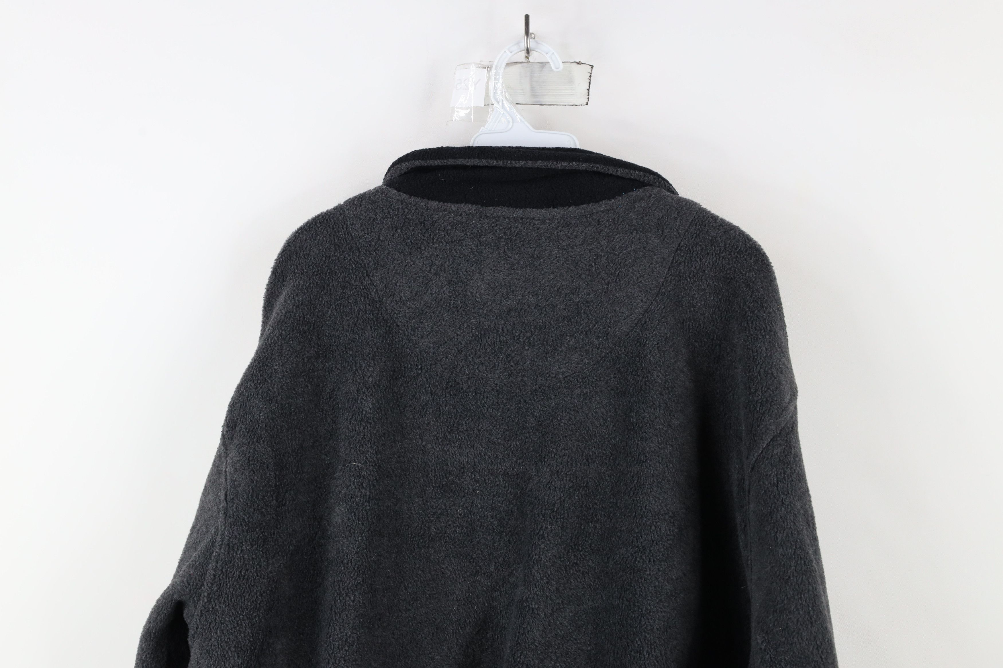 Vintage Vintage 90s Streetwear Fleece Pullover Sweater Gray Size US XL / EU 56 / 4 - 10 Thumbnail