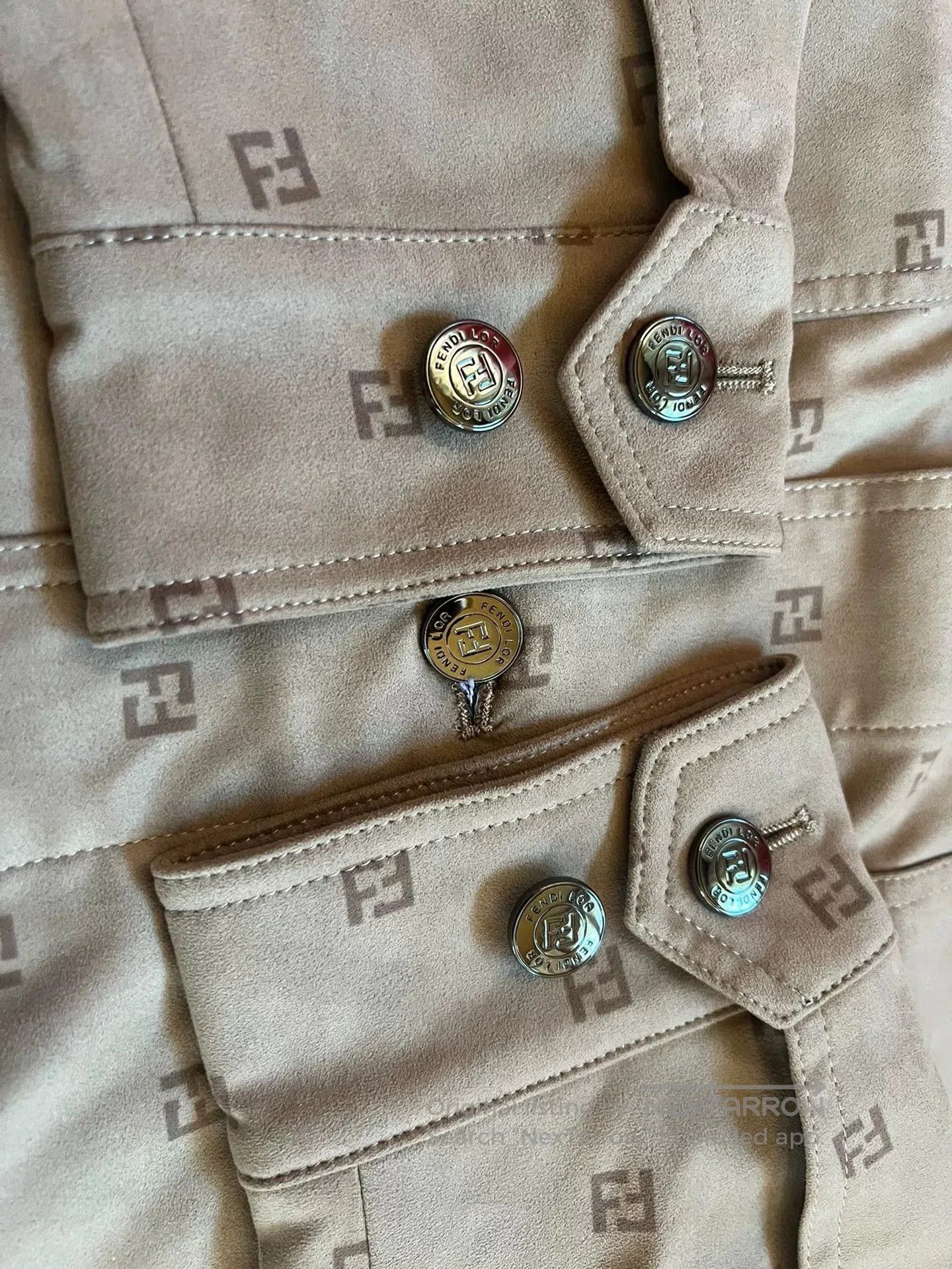 Fendi FENDI LOR Suede Monster Jacket. Size US M / EU 48-50 / 2 - 7 Thumbnail