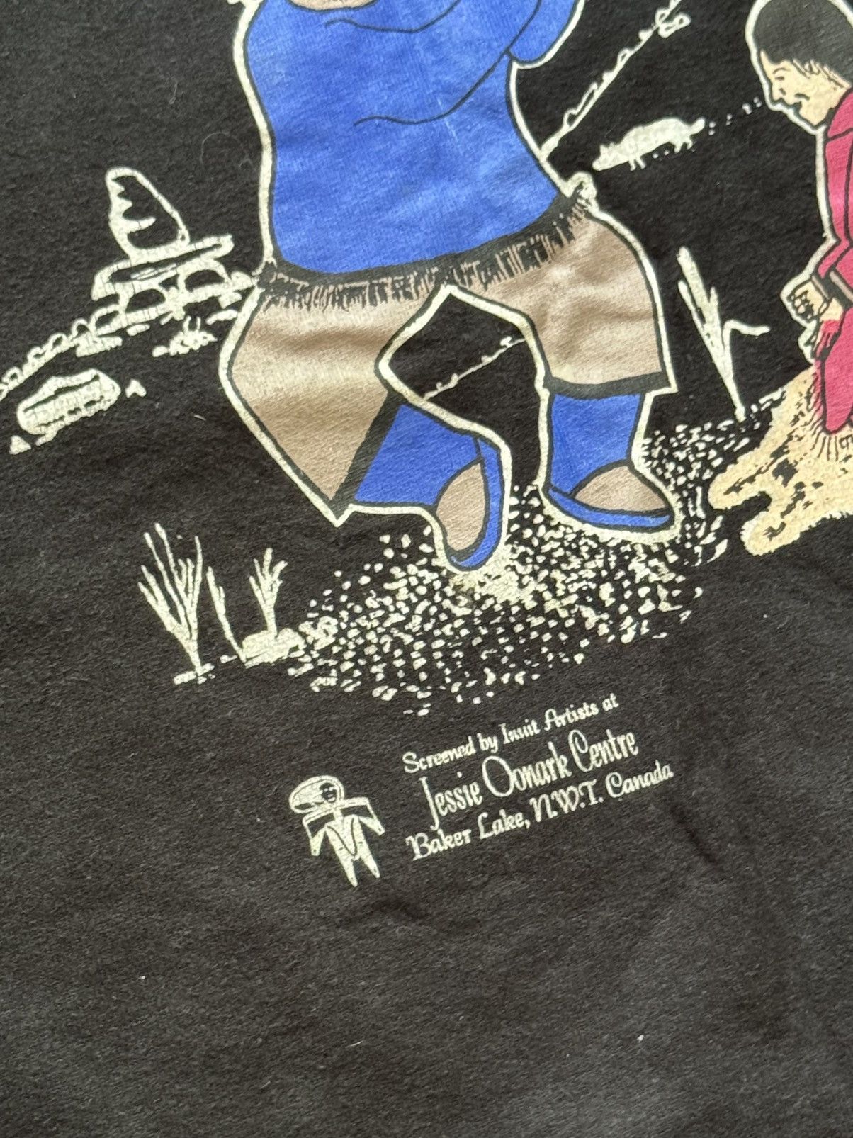 Vintage Vintage 90’s Fruit Of The Loom Drum Dancing Canada T-Shirt Size US L / EU 52-54 / 3 - 3 Thumbnail
