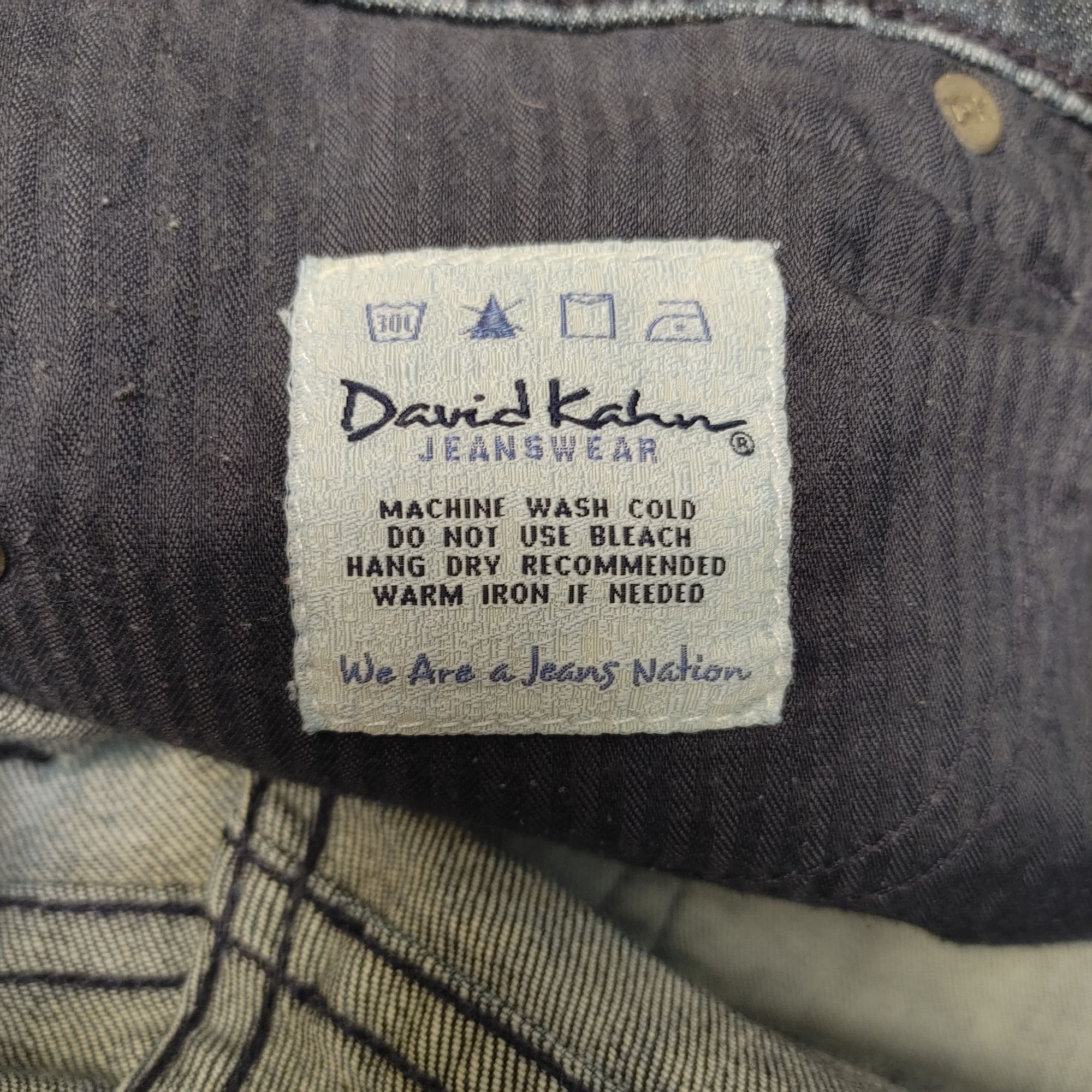 Other David Kahn Jeanswear Women's Blue Denim Straight Leg Jeans 2 Size 26" / US 2 / IT 38 - 4 Thumbnail