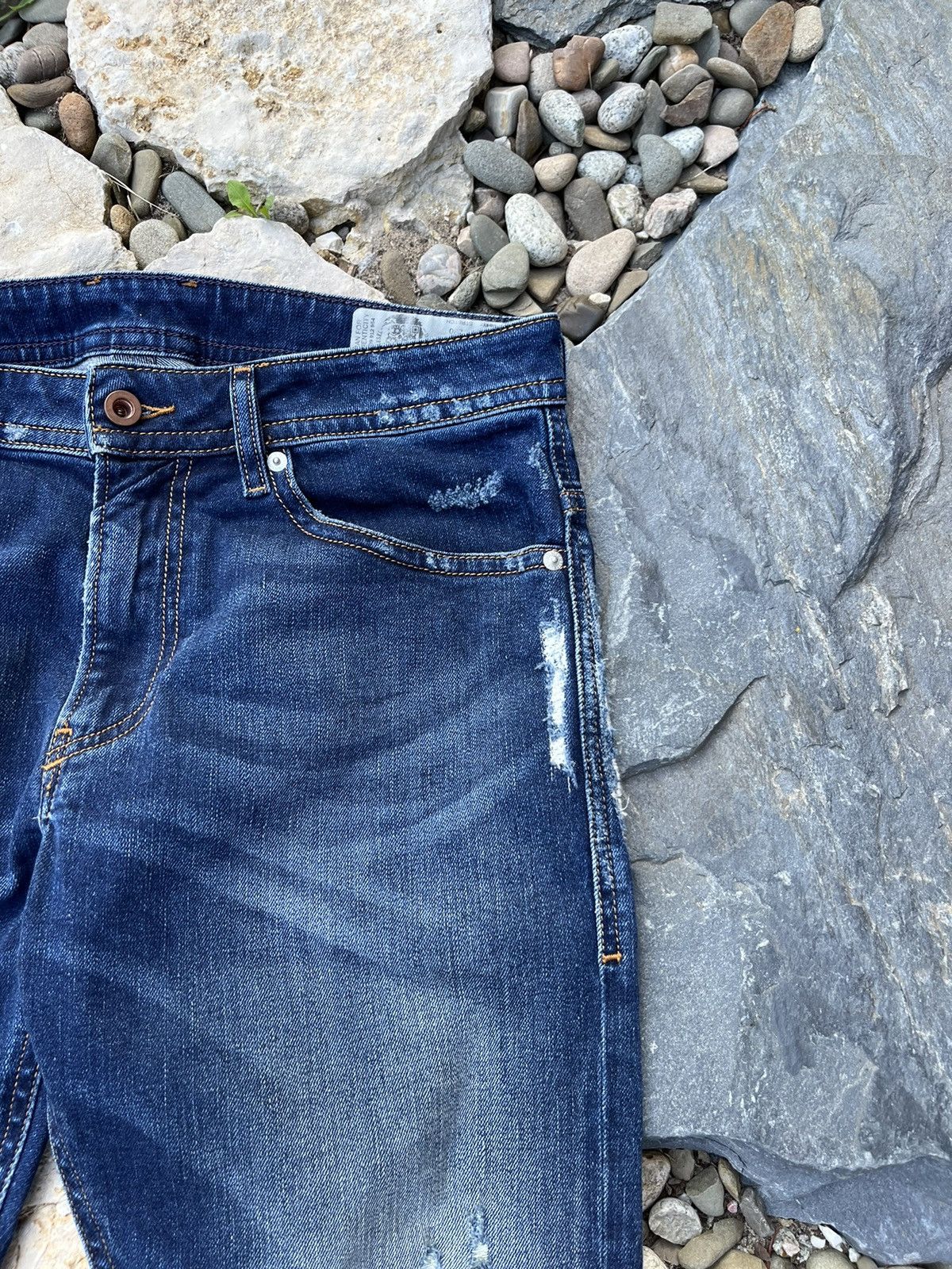 Diesel Diesel thommer distressed ripped jeans slim skinny pants Size US 32 / EU 48 - 8 Thumbnail