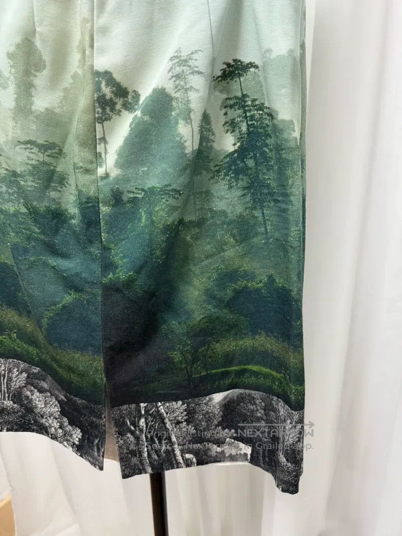 Dries Van Noten DRIES VAN NOTEN Landscape Forest Skirt Size 37" - 2 Thumbnail