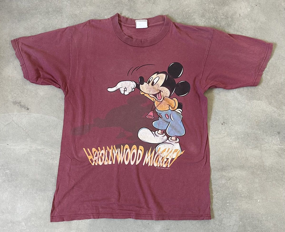 Mickey Mouse VINTAGE GEMS HOLLEYWOOD MICKEY MOUSE WELL FADED TEE Size US L / EU 52-54 / 3 - 1 Thumbnail
