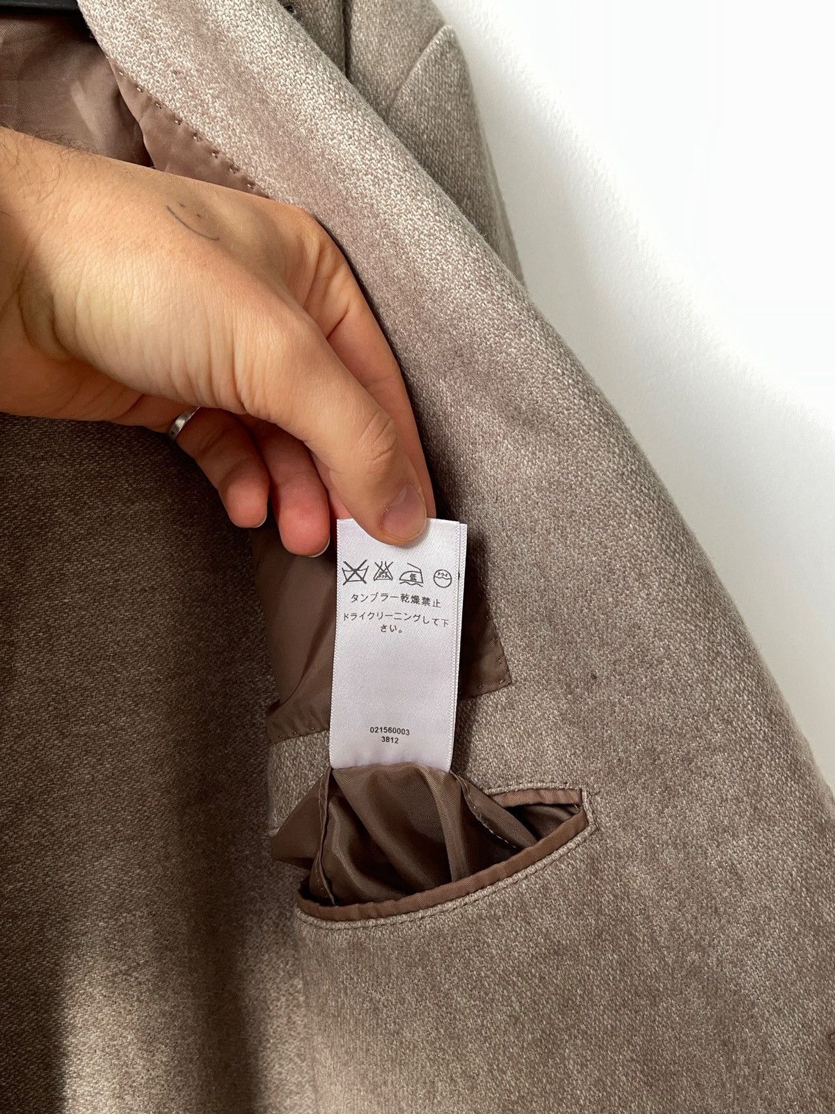 Aquascutum Aquascutum Men’s Sport Wool Beige Brown Blazer Size 42R Size 42R - 11 Thumbnail