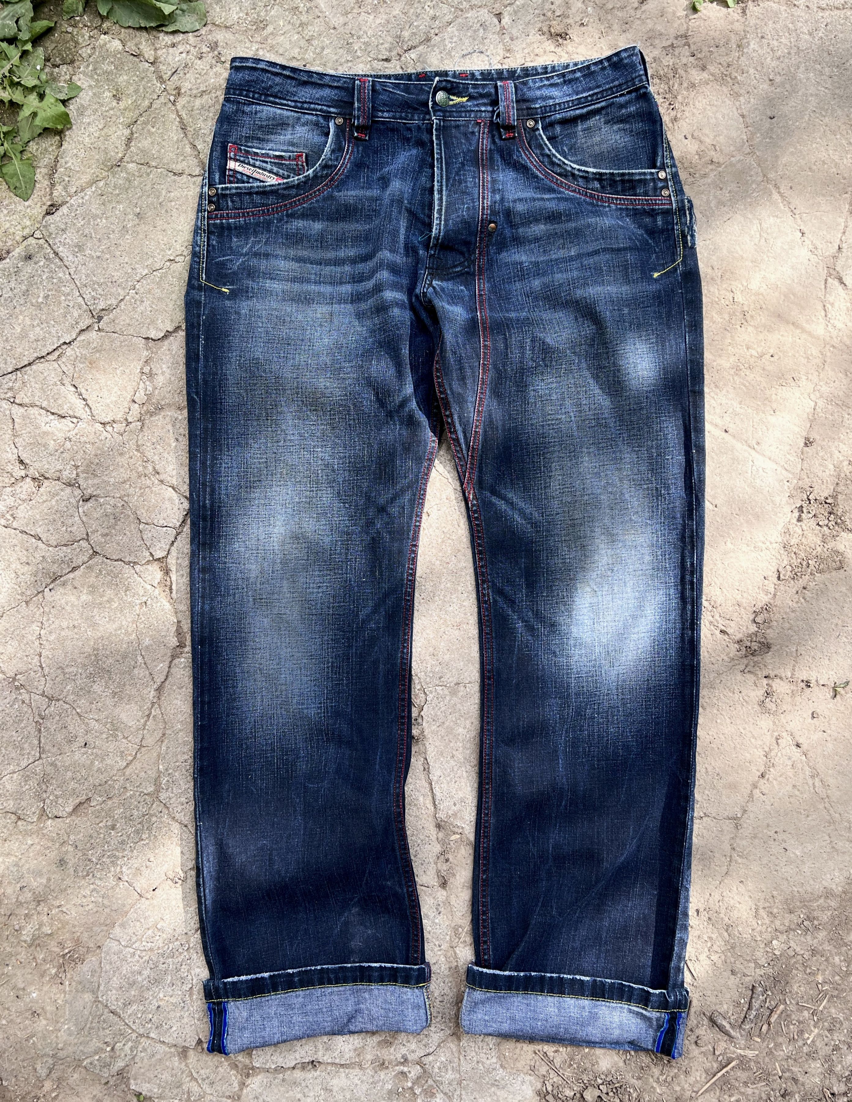 Diesel Y2K Vintage Diesel Flared Baggy Distressed Denim Jeans Size US 34 / EU 50 - 1 Thumbnail
