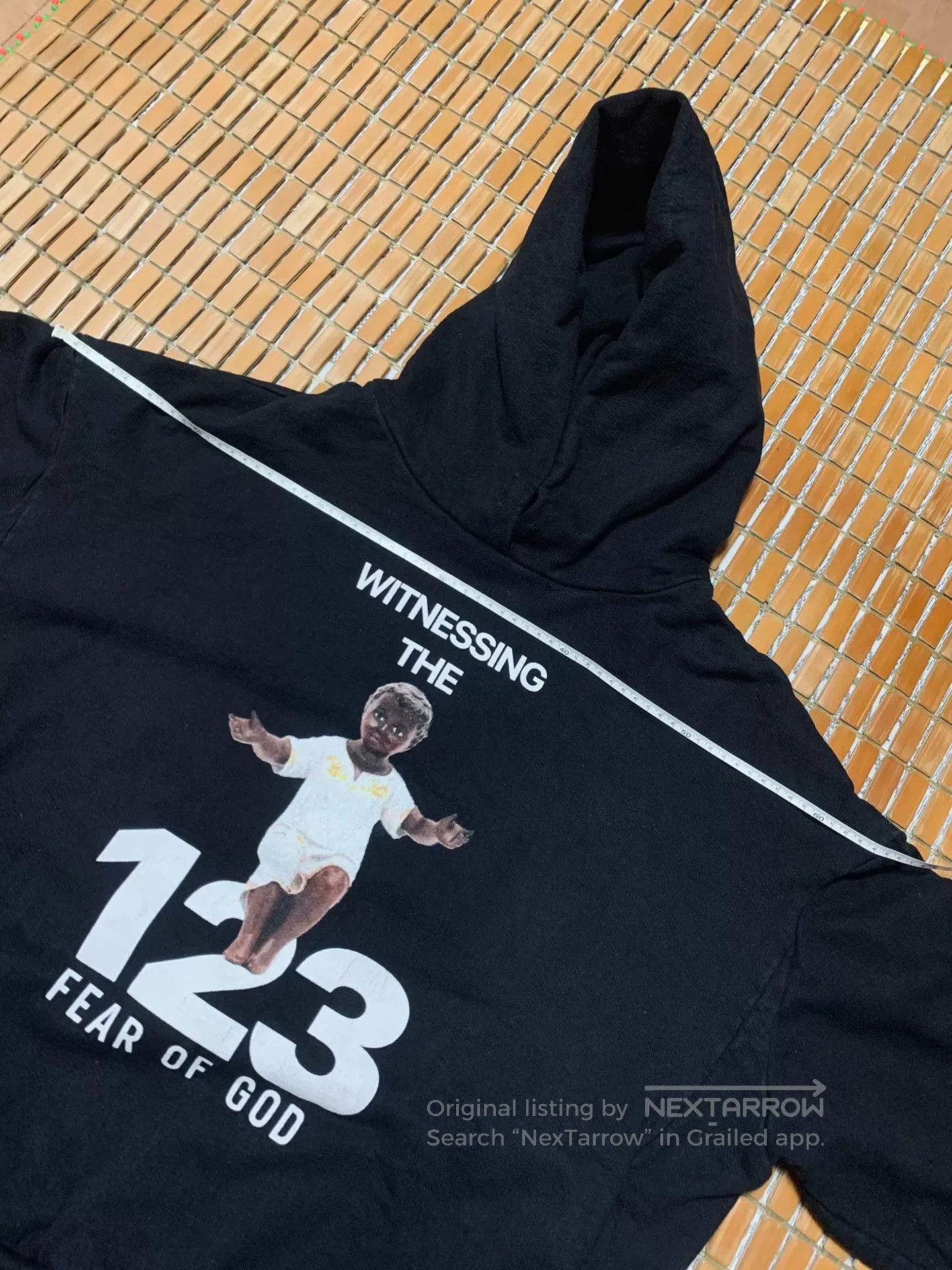 Fear of God RRR123 x FEAR OF GOD Black Hoodie. Size US XL / EU 56 / 4 - 6 Thumbnail