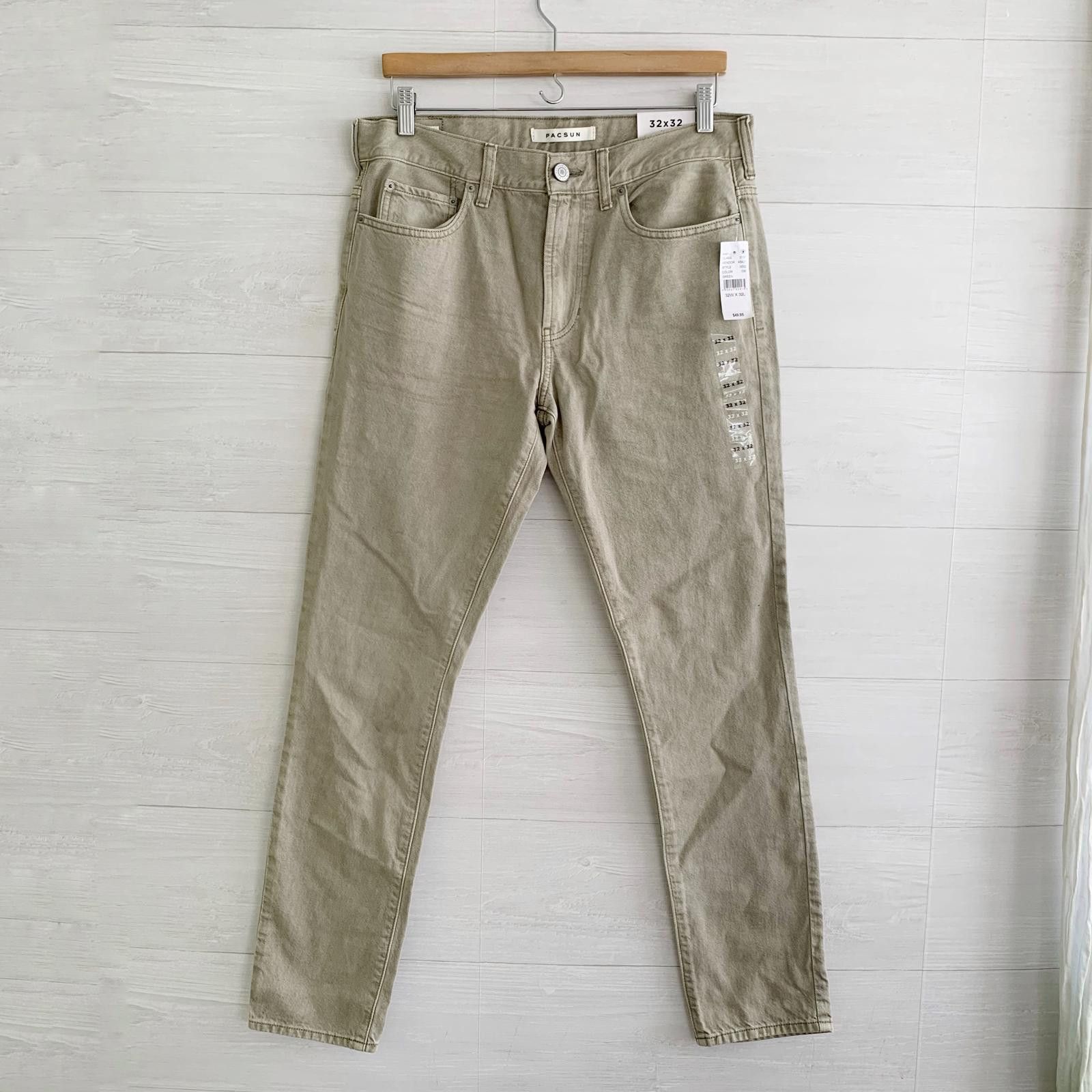 Pacsun NWT Pacsun - Pale green Skinny jeans, 32 x 32 Size US 32 / EU 48 - 1 Thumbnail