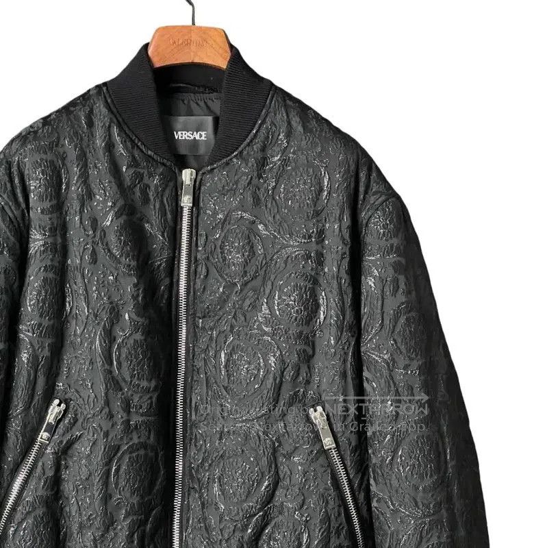 Versace Versace Black Printed Long Sleeve Bomber Jacket . Size US S / EU 44-46 / 1 - 3 Thumbnail