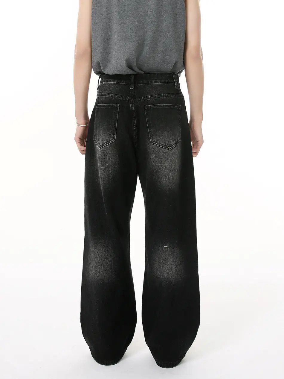 Japanese Brand Retro loose tassel ripped jeans Size US 32 / EU 48 - 5 Thumbnail