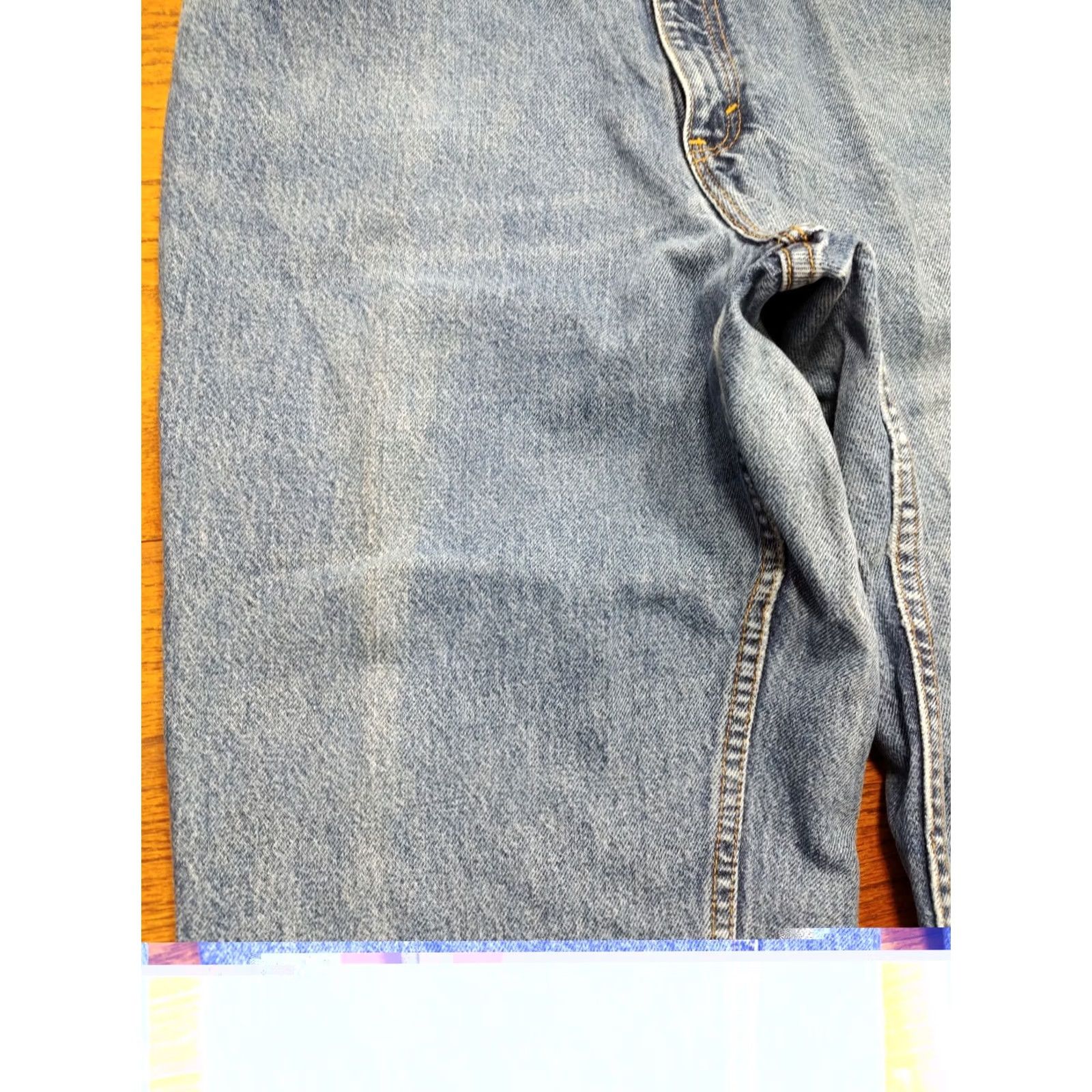 Levi's VINTAGE Levi's Womens Jeans 551 Relaxed Fit Tapered Leg Blue 34x30 Denim Cotton 90s Retro USA Size 24" / US 00 / IT 34 - 5 Thumbnail