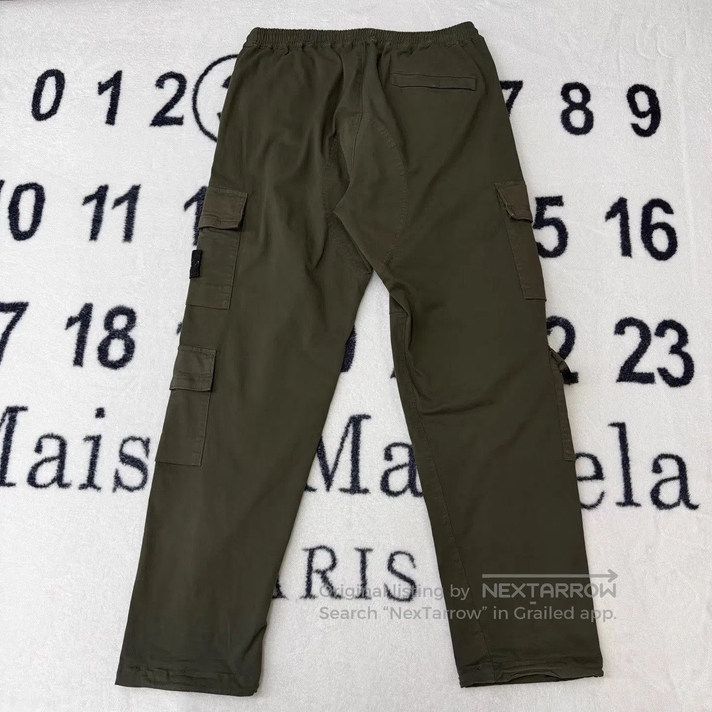 Stone Island Green Cargo Pants with Multiple Pockets Size 38. Size US 38 / EU 54 - 2 Thumbnail