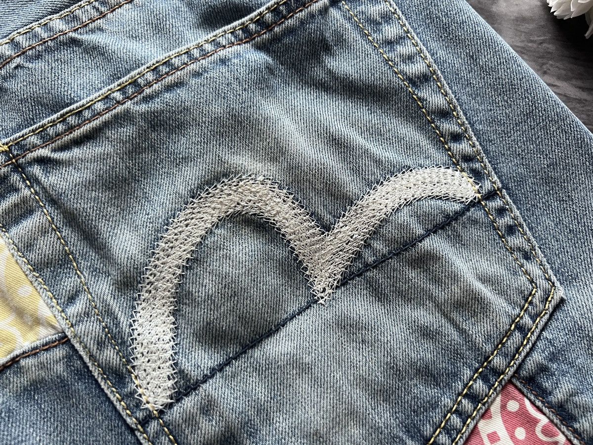 Evisu Evisu : Distressed Denim Jeans Embroider Logo Pocket Size US 38 / EU 54 - 7 Thumbnail