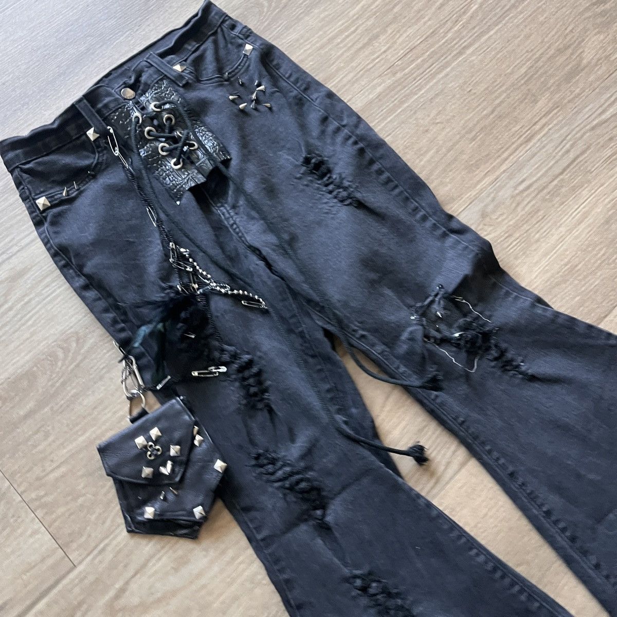 Other Vibrant M.I.U Lace-Up Bells Size US 30 / EU 46 - 2 Thumbnail