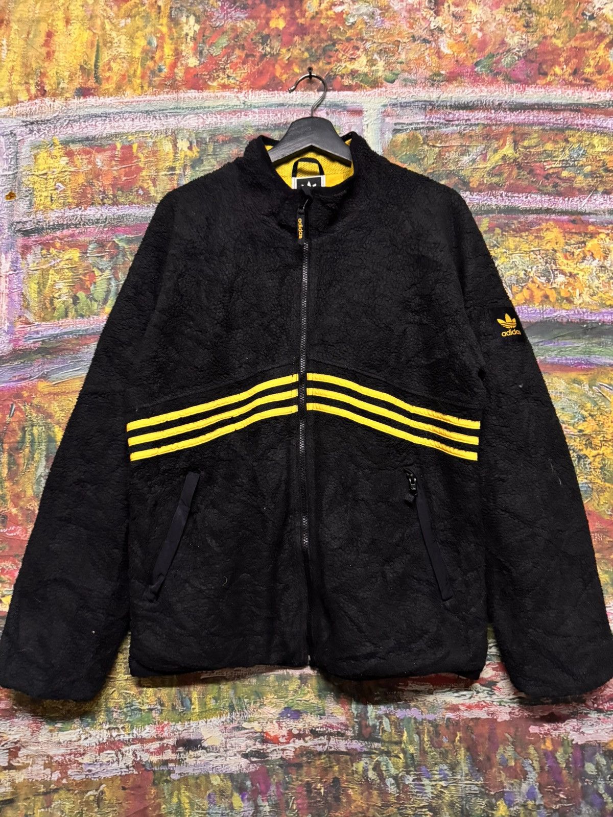 Adidas Adidas Fleece Sweater Size US XL / EU 56 / 4 - 3 Thumbnail