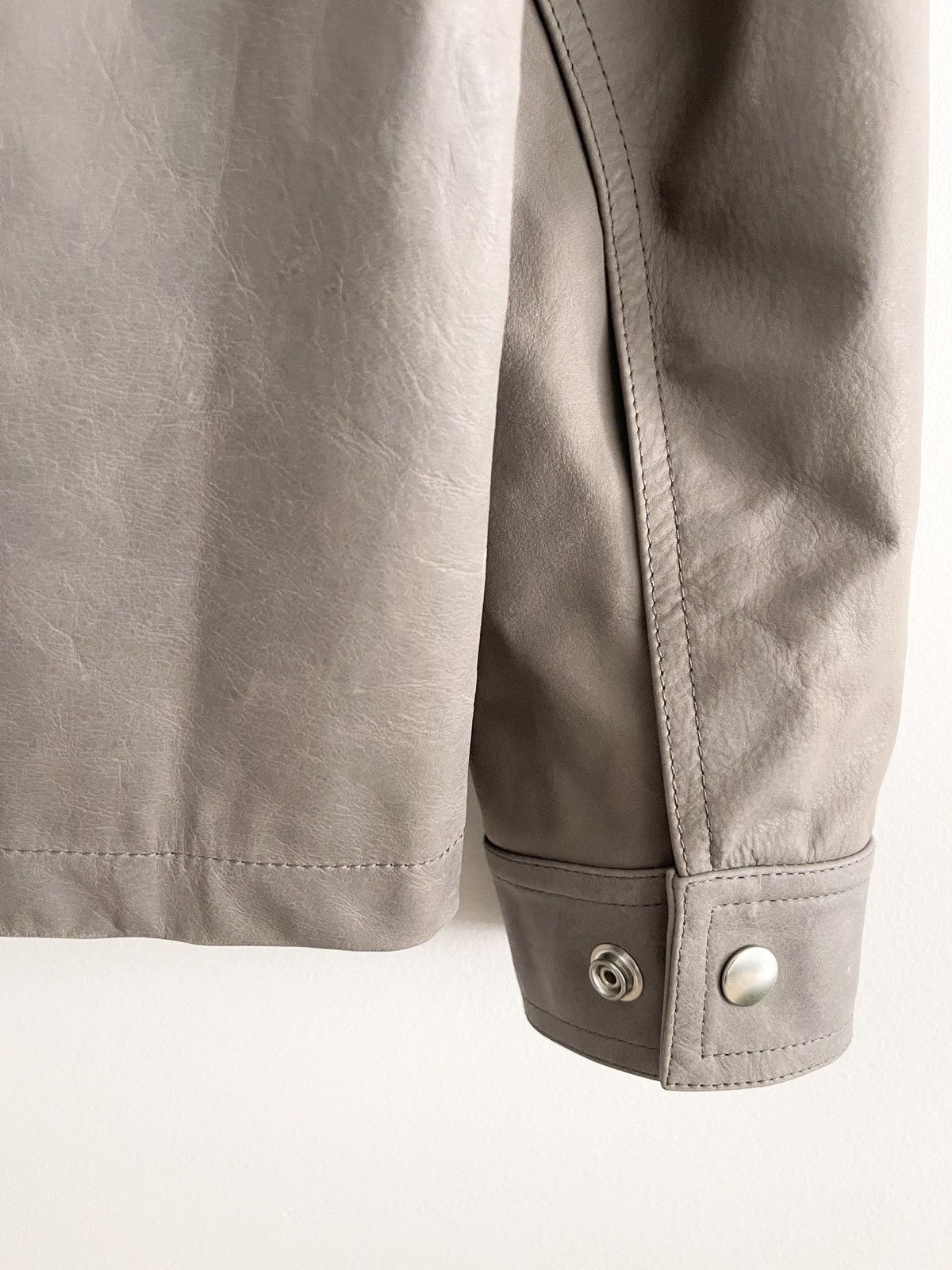 Rick Owens STEAL! SS24 Rick Owens Brad Leather Jacket Size US S / EU 44-46 / 1 - 9 Thumbnail