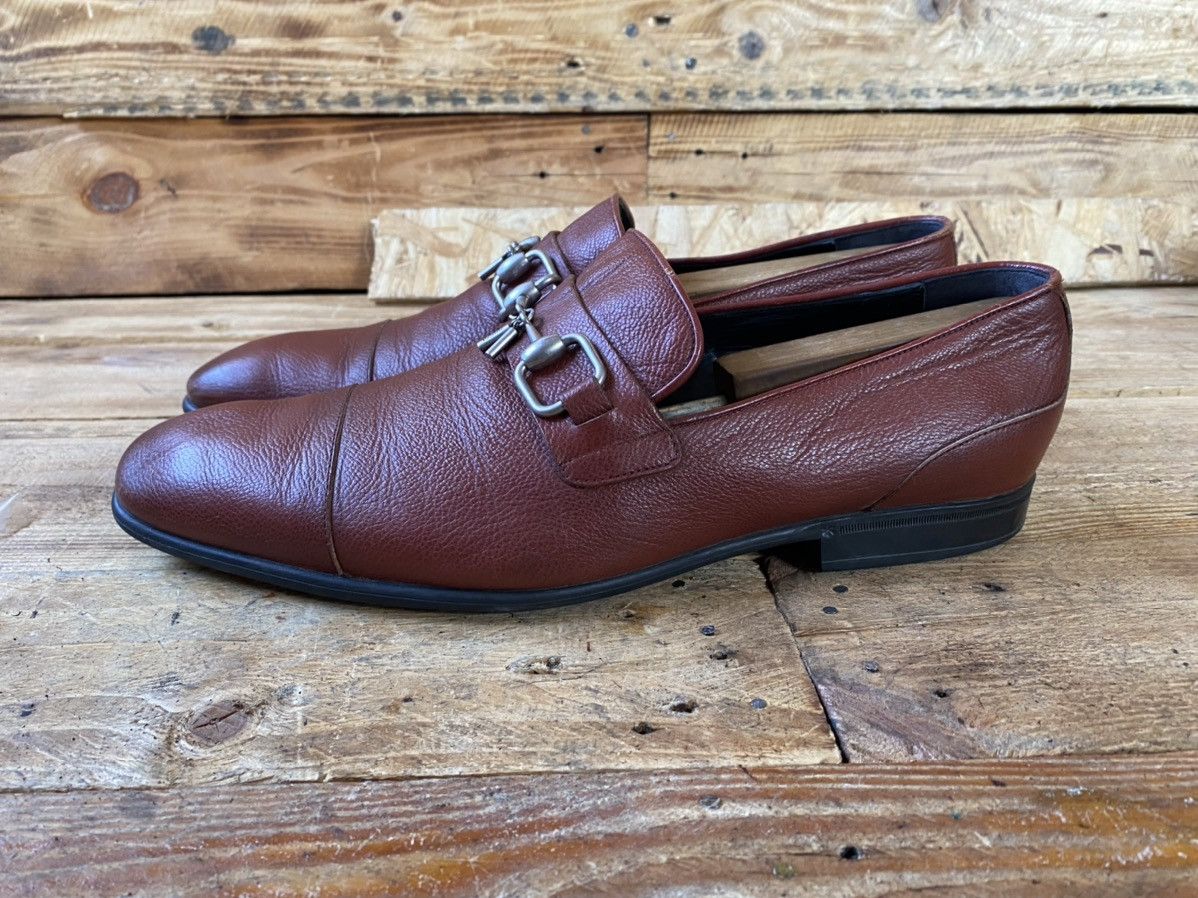 Gucci Gucci horsebit oxford cap-toe leather shoes sz uk 9 Size US 10 / EU 43 - 10 Thumbnail