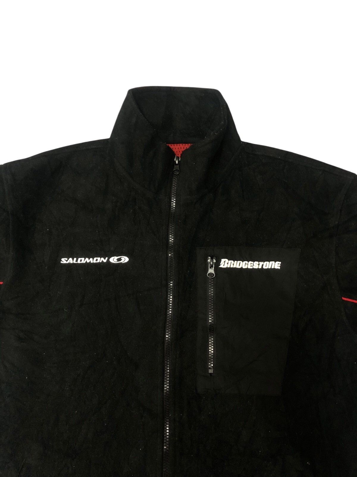 Japanese Brand × Salomon × Vintage Vintage Bridgestone X Salomon X Blizzak fleece jacket Size US XL / EU 56 / 4 - 3 Thumbnail