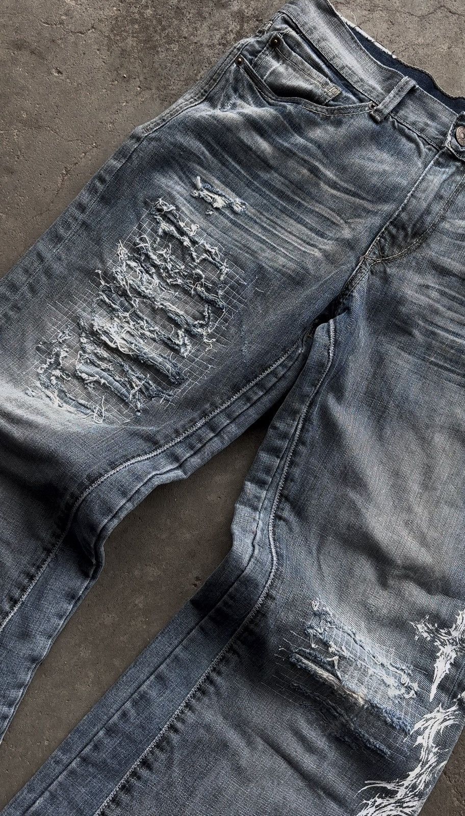 Other Stipple stitch jeans Size US 30 / EU 46 - 2 Thumbnail