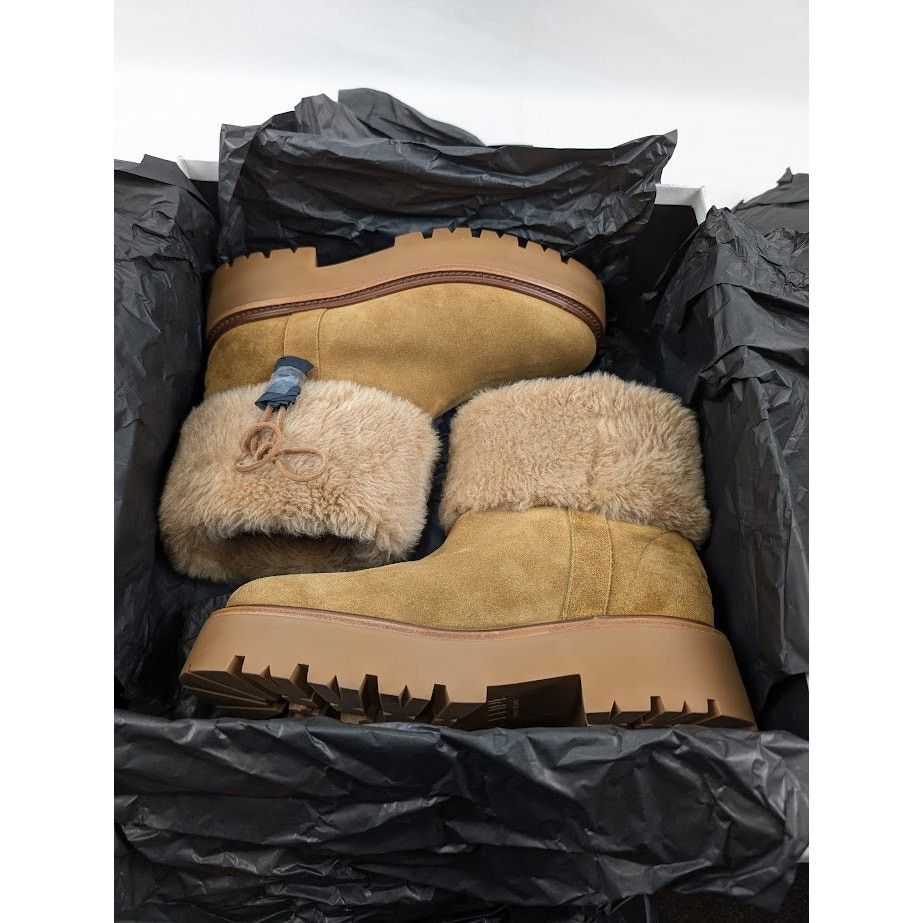 Celine o1rshd1 Shearling Boots in Brown Size US 11 / IT 41 - 20 Thumbnail