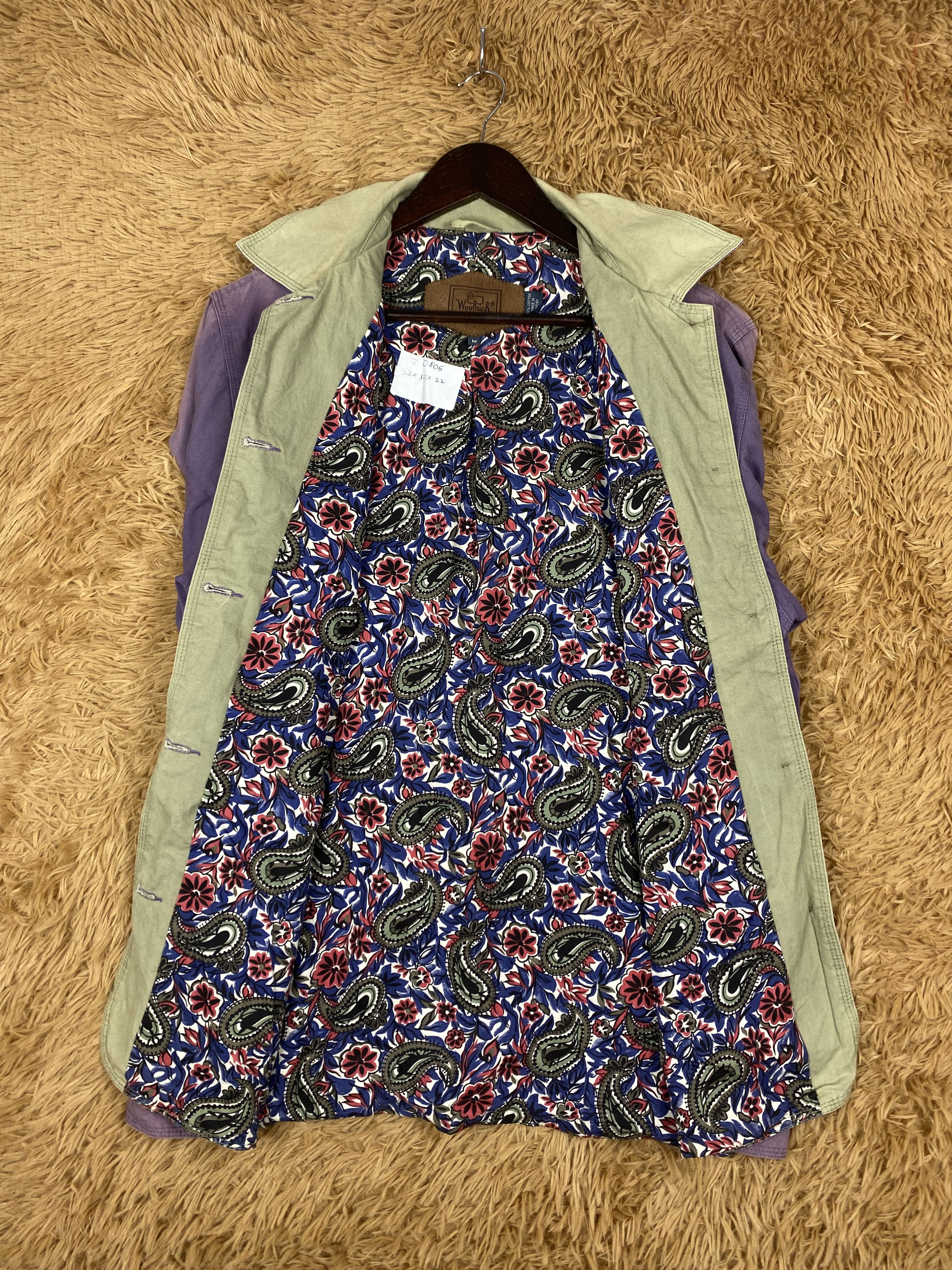 Woolrich Woolen Mills Vintage Woolrich Pattern Lining Jacket DJ0806 Size US M / EU 48-50 / 2 - 6 Thumbnail
