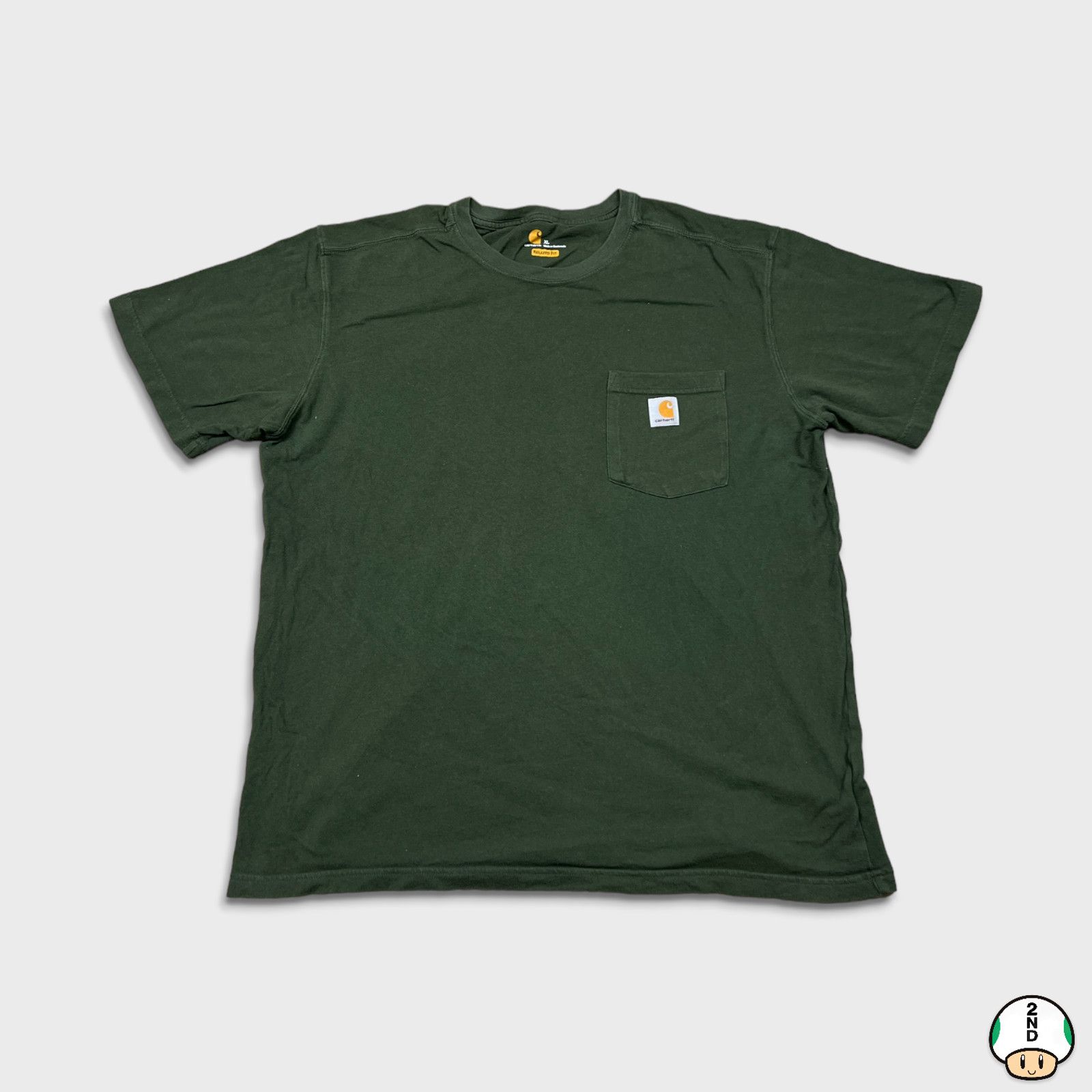 Carhartt × Vintage Carhartt T Shirt XL Relaxed Fit Out Hunt Them All Pocket Tee Size US XL / EU 56 / 4 - 1 Thumbnail