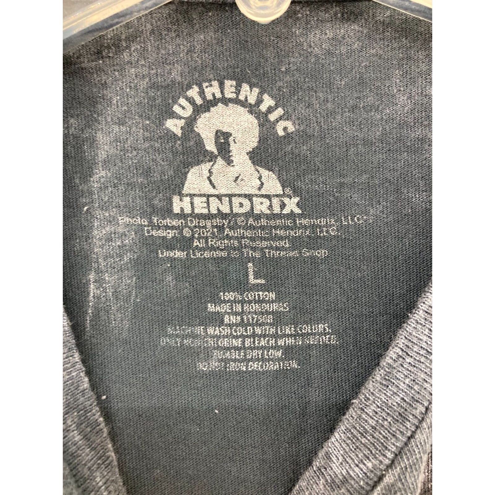 Vintage Jimi Hendrix Rock Band T-Shirt Large Gray Short Sleeve Womens Size L / US 10 / IT 46 - 5 Thumbnail