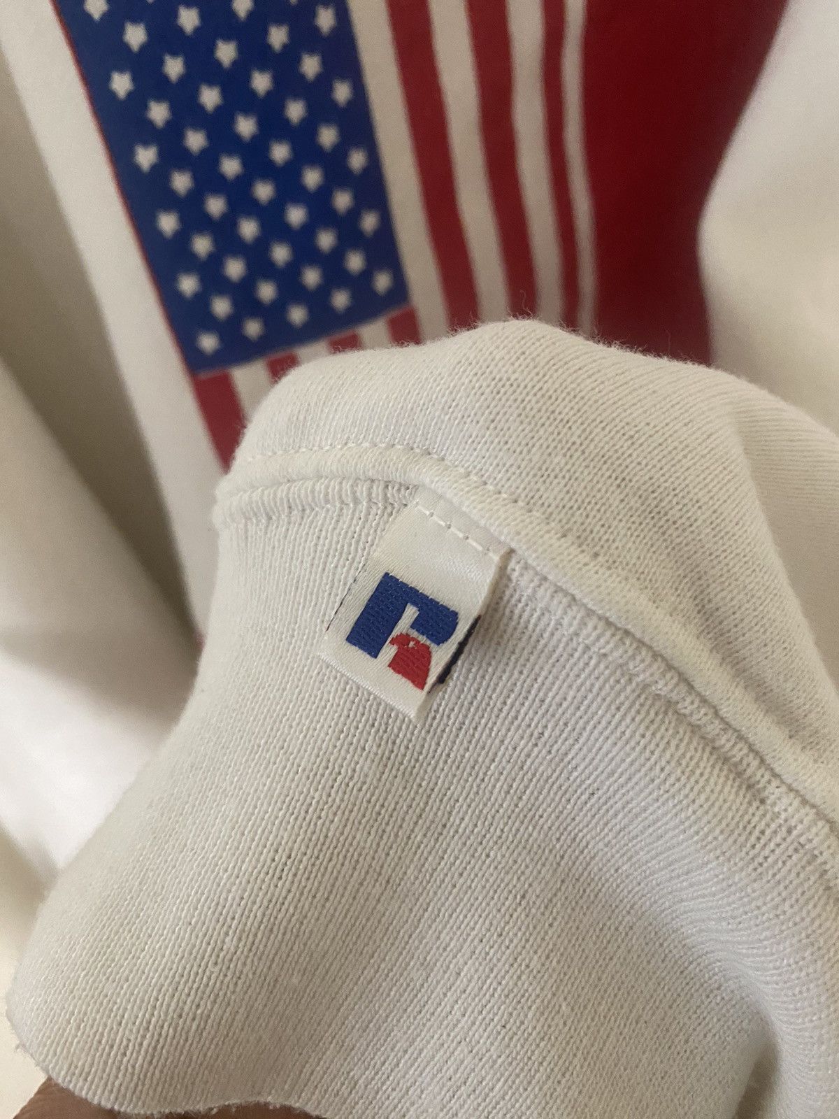 Russell Athletic × Vintage Russel Athletic “Team USA Member” Sweater Size US XXL / EU 58 / 5 - 2 Thumbnail