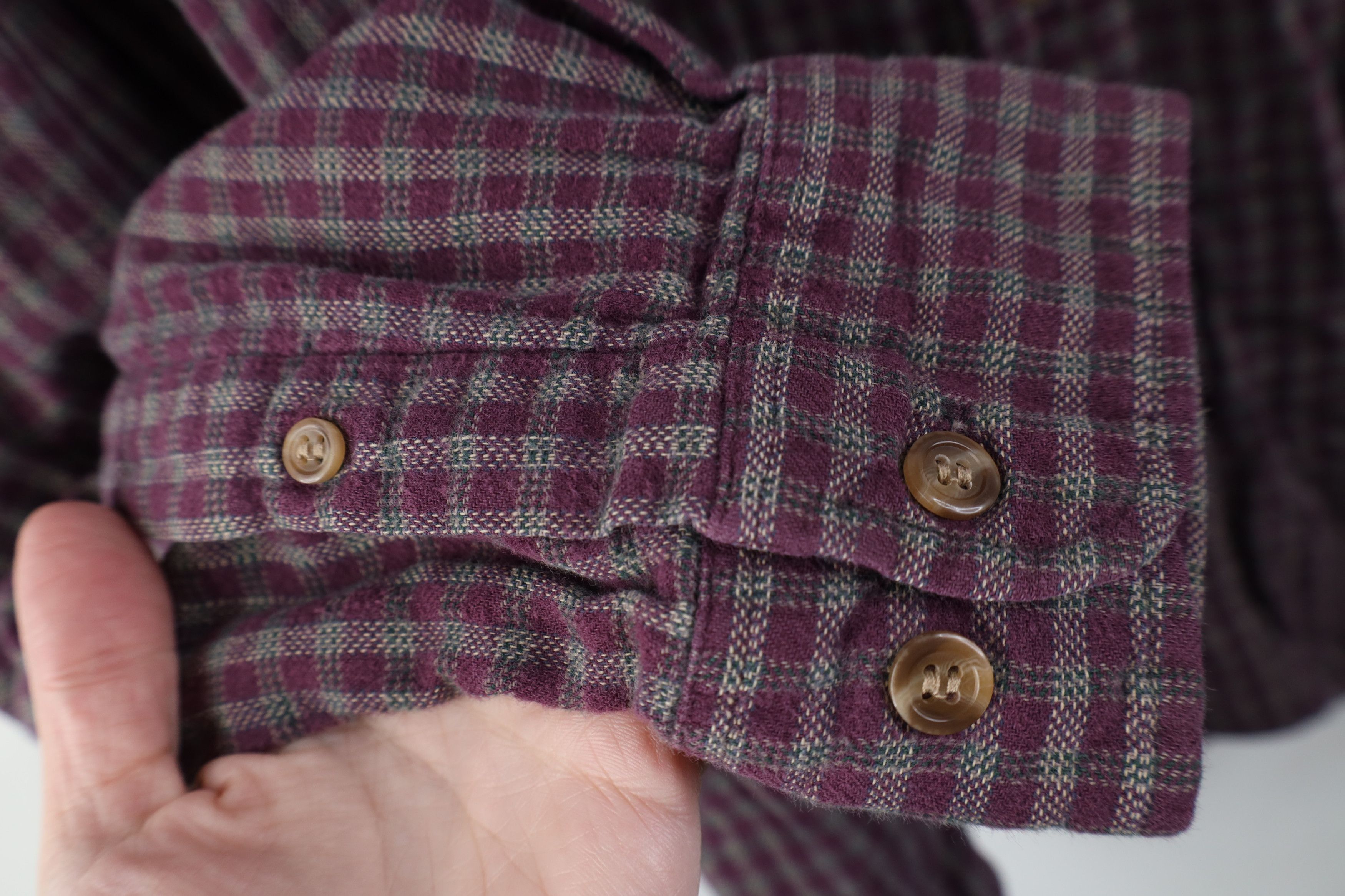 Vintage Vintage 90s Streetwear Collared Button Down Shirt Plaid Size US L / EU 52-54 / 3 - 6 Thumbnail