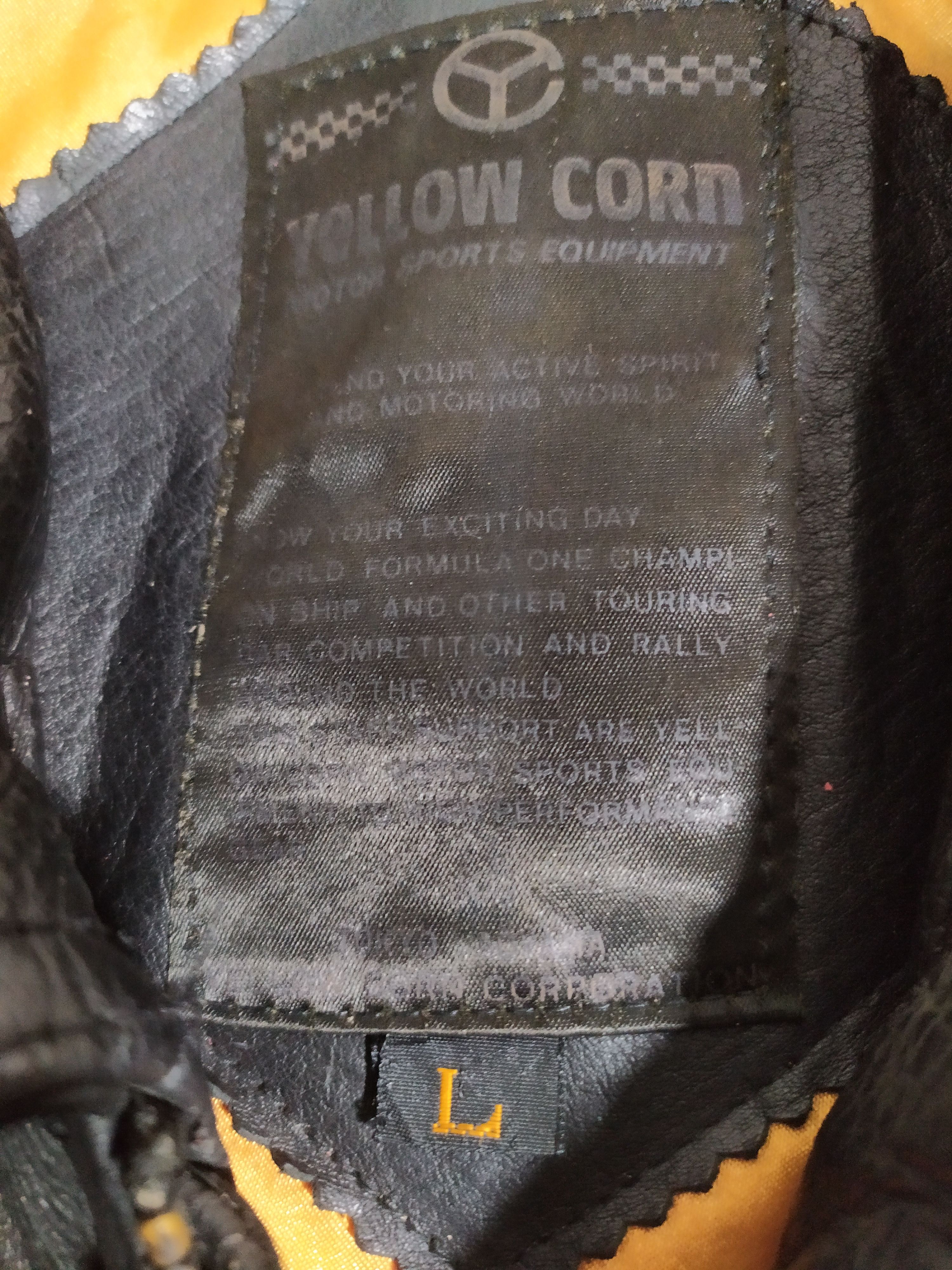 Genuine Leather × YELLOW CORN YELLOW CORN SLEDGE HAMMER HIGHWAY 3RD LEATHER JACKET Size US L / EU 52-54 / 3 - 2 Thumbnail